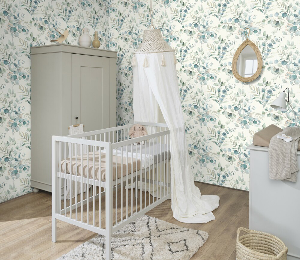 Rasch Vliestapete Kids World Pflanzen Zweige 300215