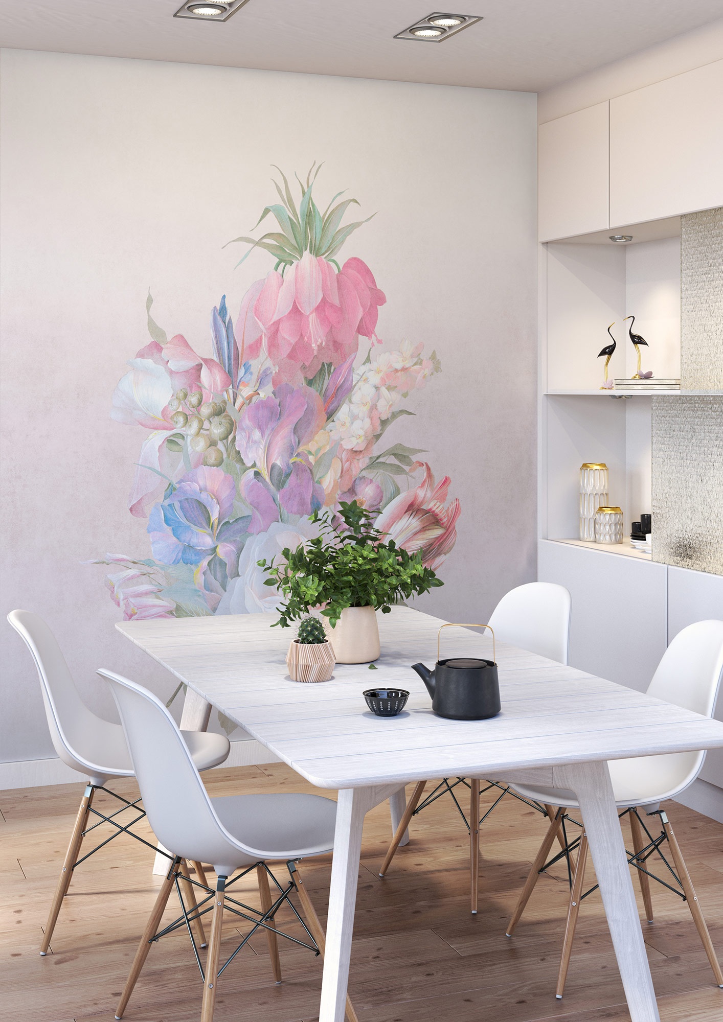 Rasch Fototapete Magic Walls Blumen 361049