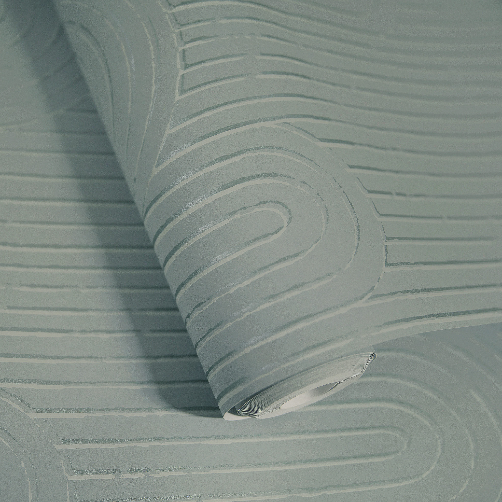 Hohenberger Vliestapete Chalk Colosseo Celadon 65526