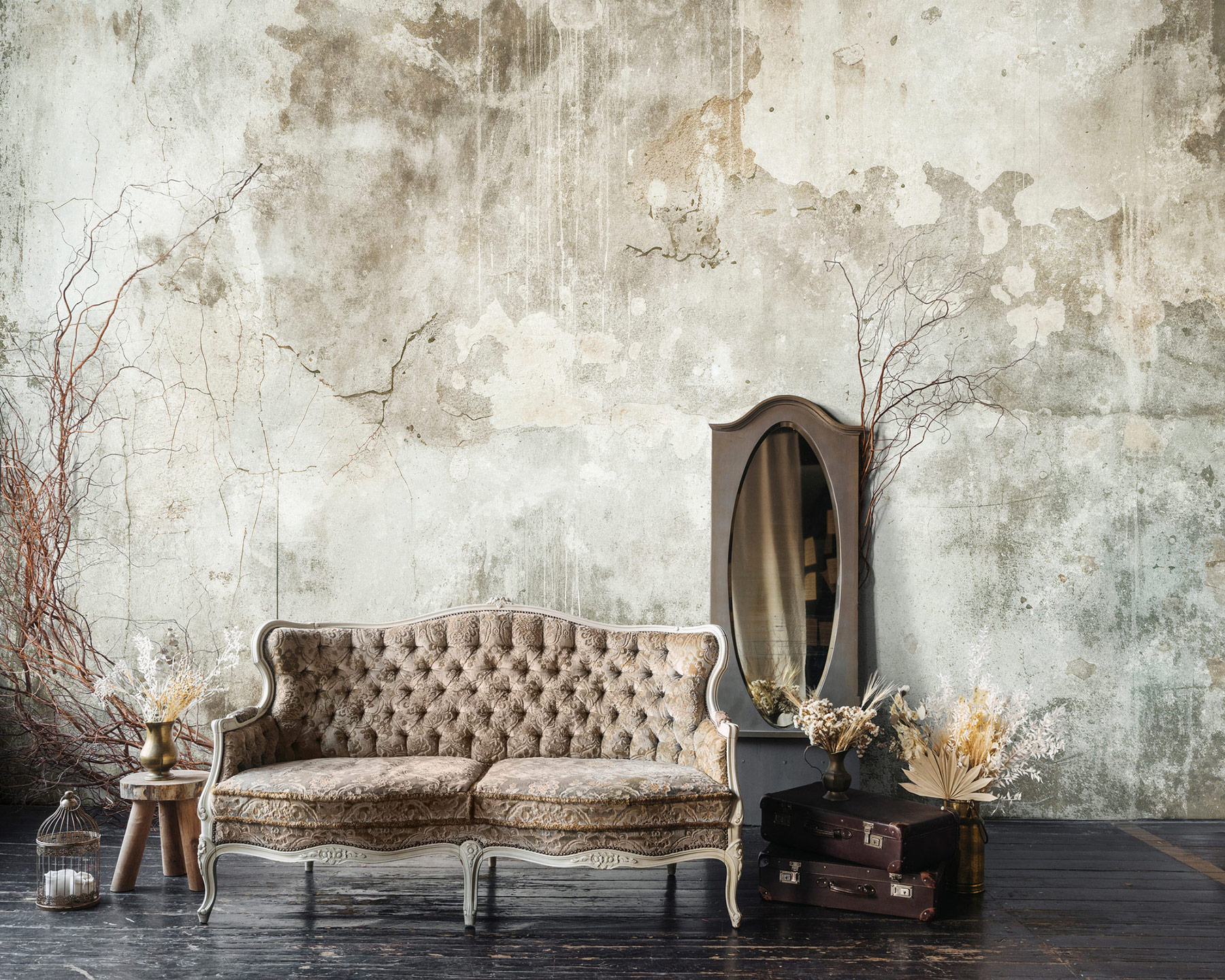 AS Fototapete Walls by Patel 5 Betonoptik Grau DD134567