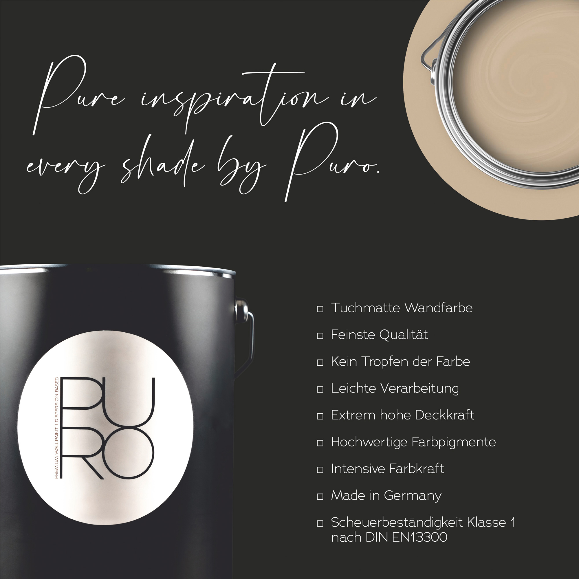 AS Premium Innenwandfarbe Puro c6004 gentle lime 1 L