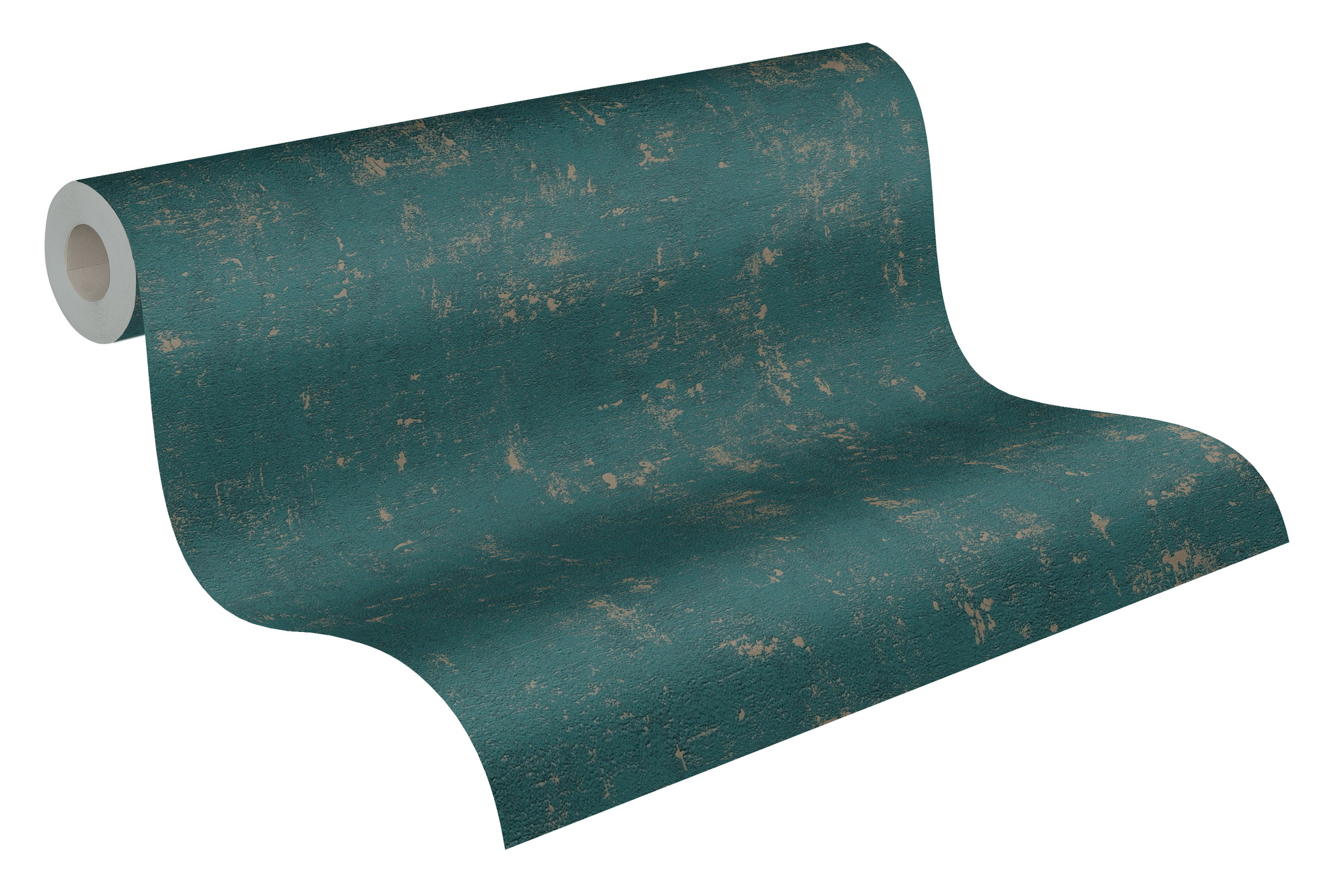 AS Vliestapete Jade 2 Petrol Strukturtapete 395122