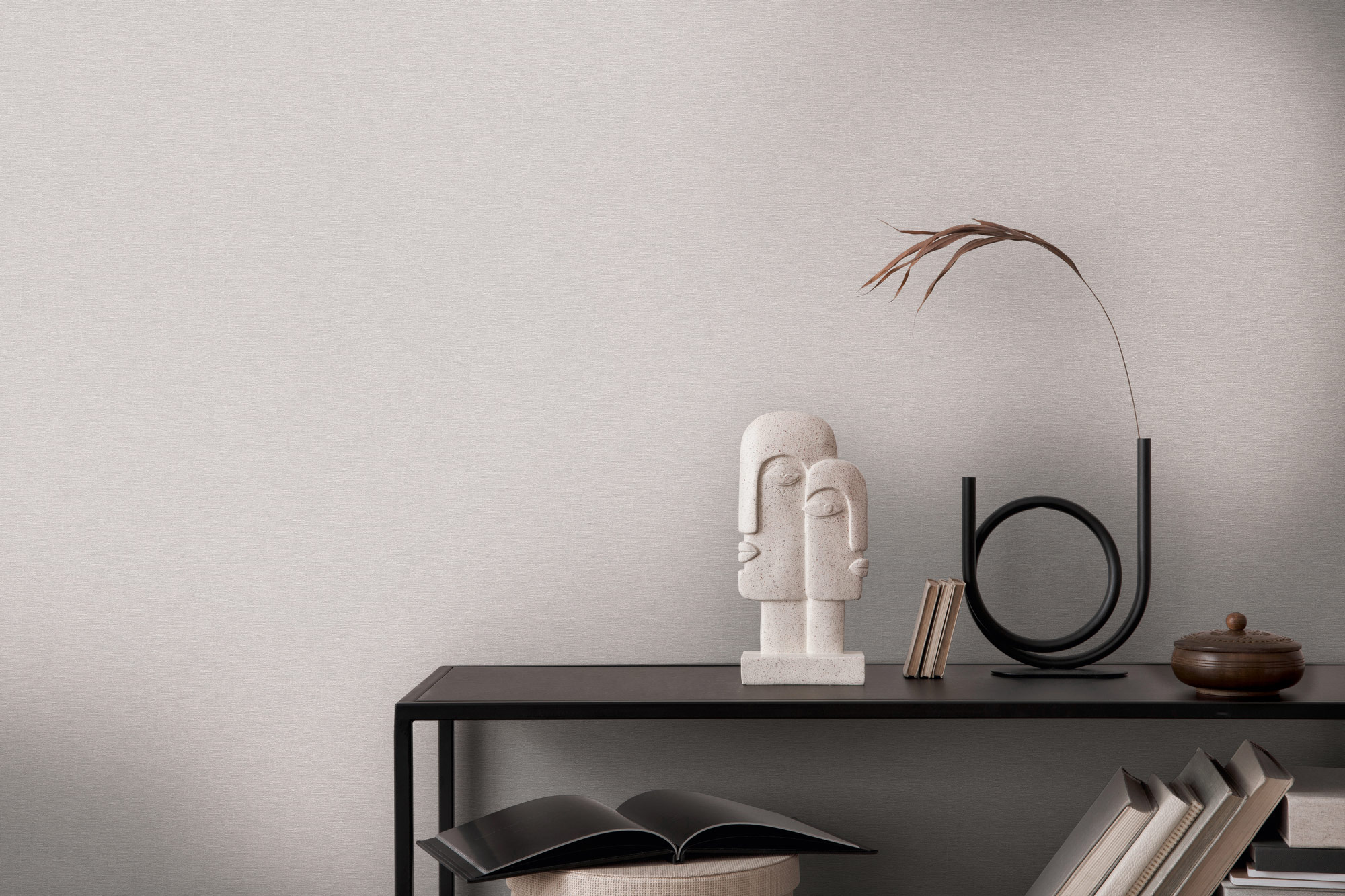 AS Vliestapete French Affair Einfarbig Beige 356529