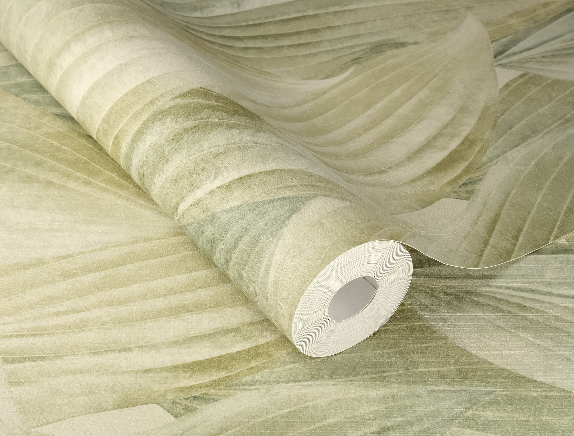 Rasch Vliestapete Back To Nature Blattstruktur 571547