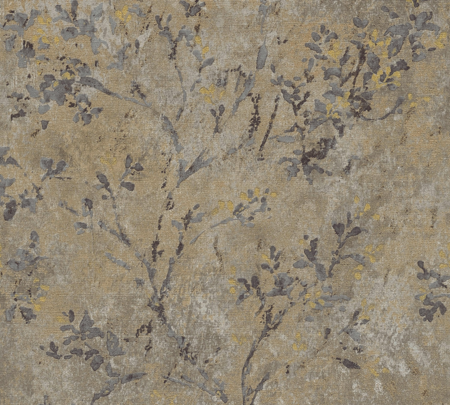 Livingwalls Vliestapete Stories of Life Floral Braun 396501