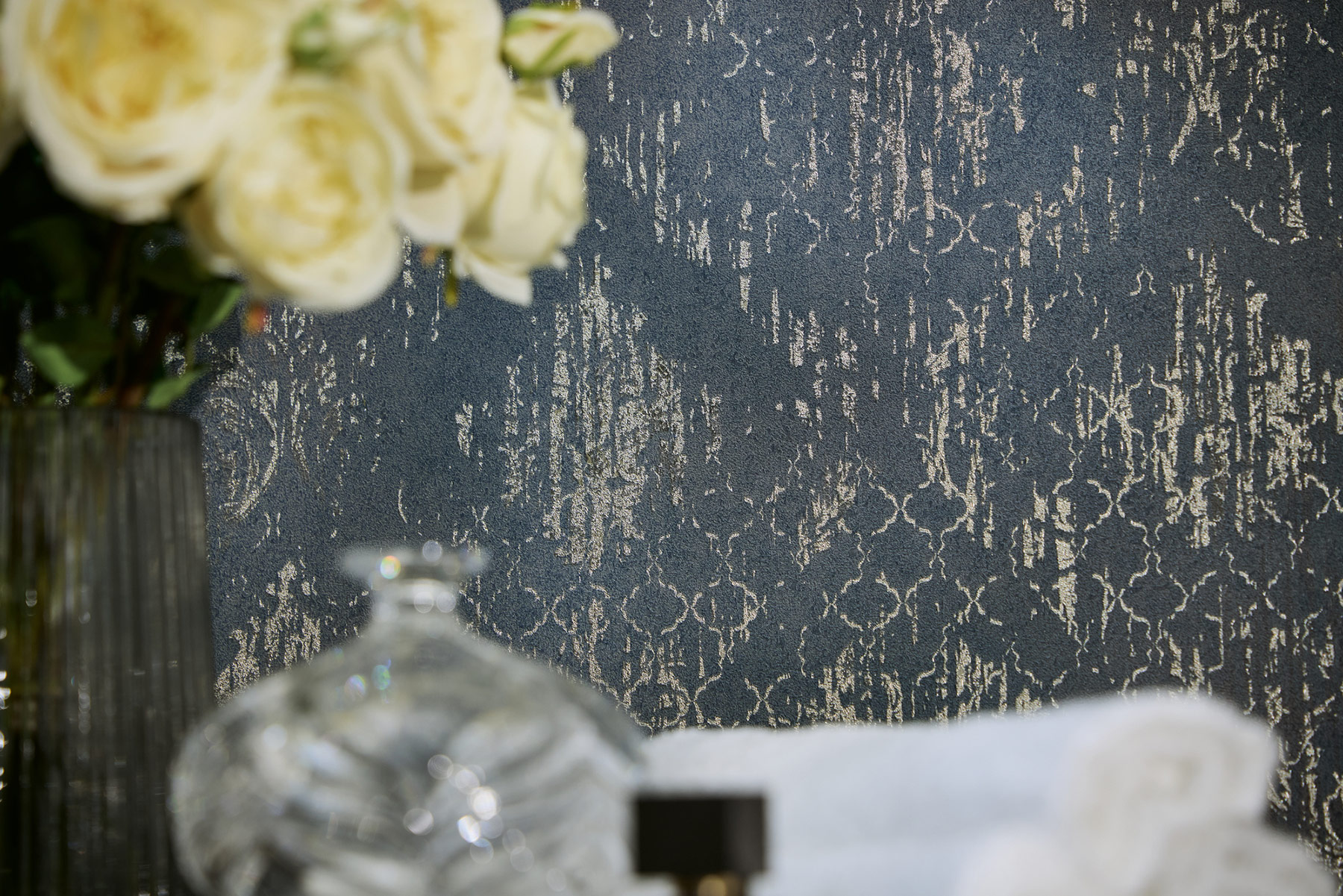 AS Vliestapete MS Hot Spots Ornament Blau 786724