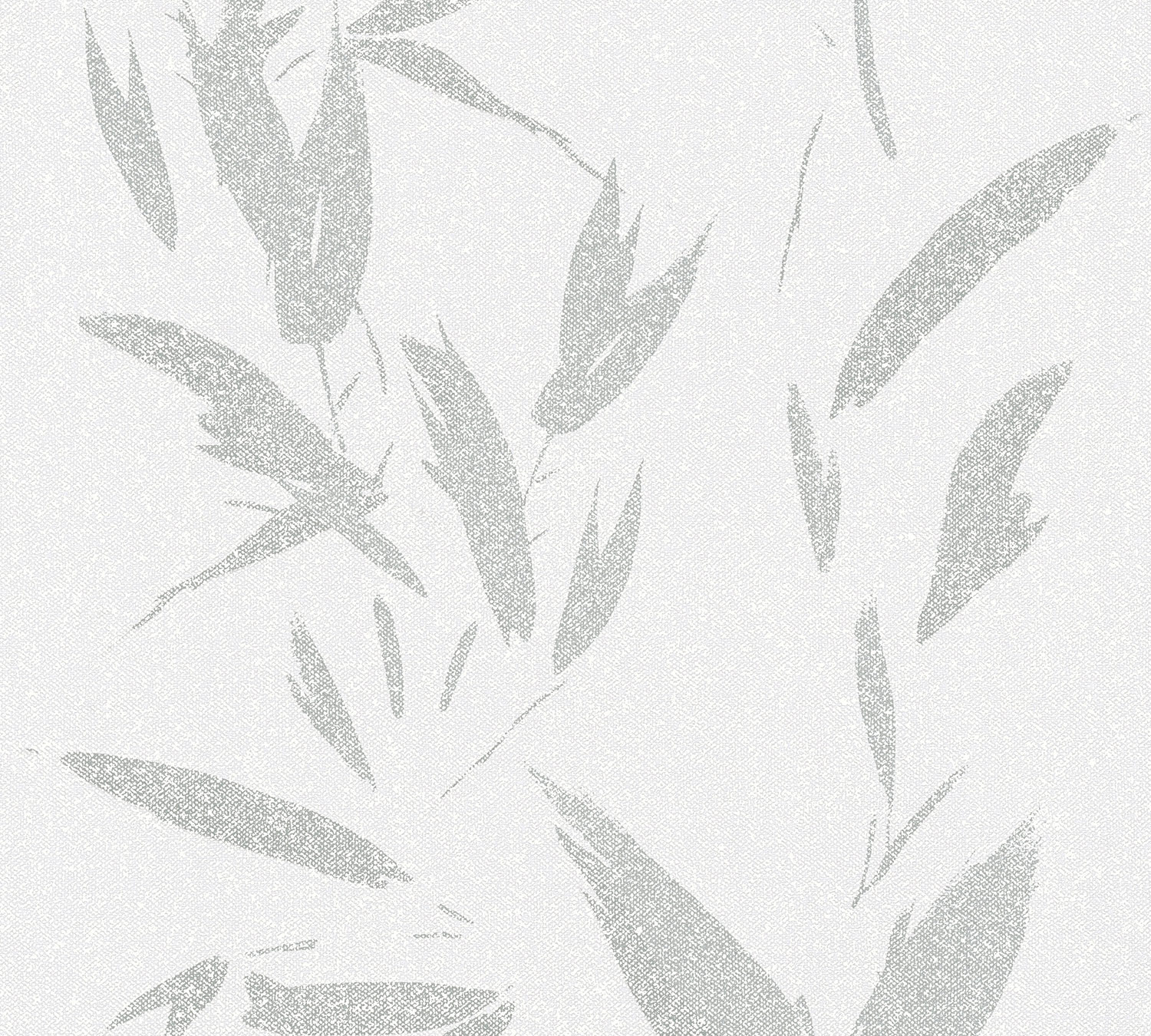 AS Vliestapete New Elegance grau Blätter 375494