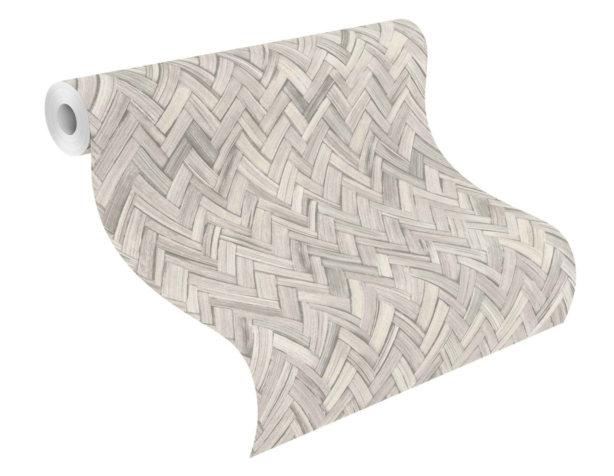 Rasch Vliestapete Beachhouse Grau-Hellgrau 410365