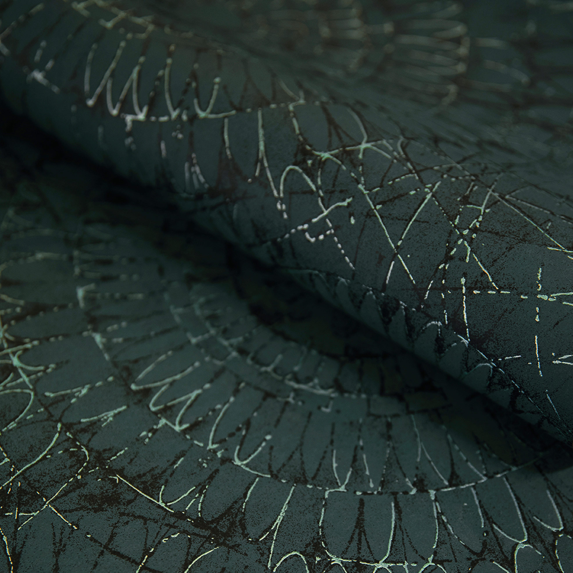 Hohenberger Vliestapete Chalk Notre Dame Smaragd 65574