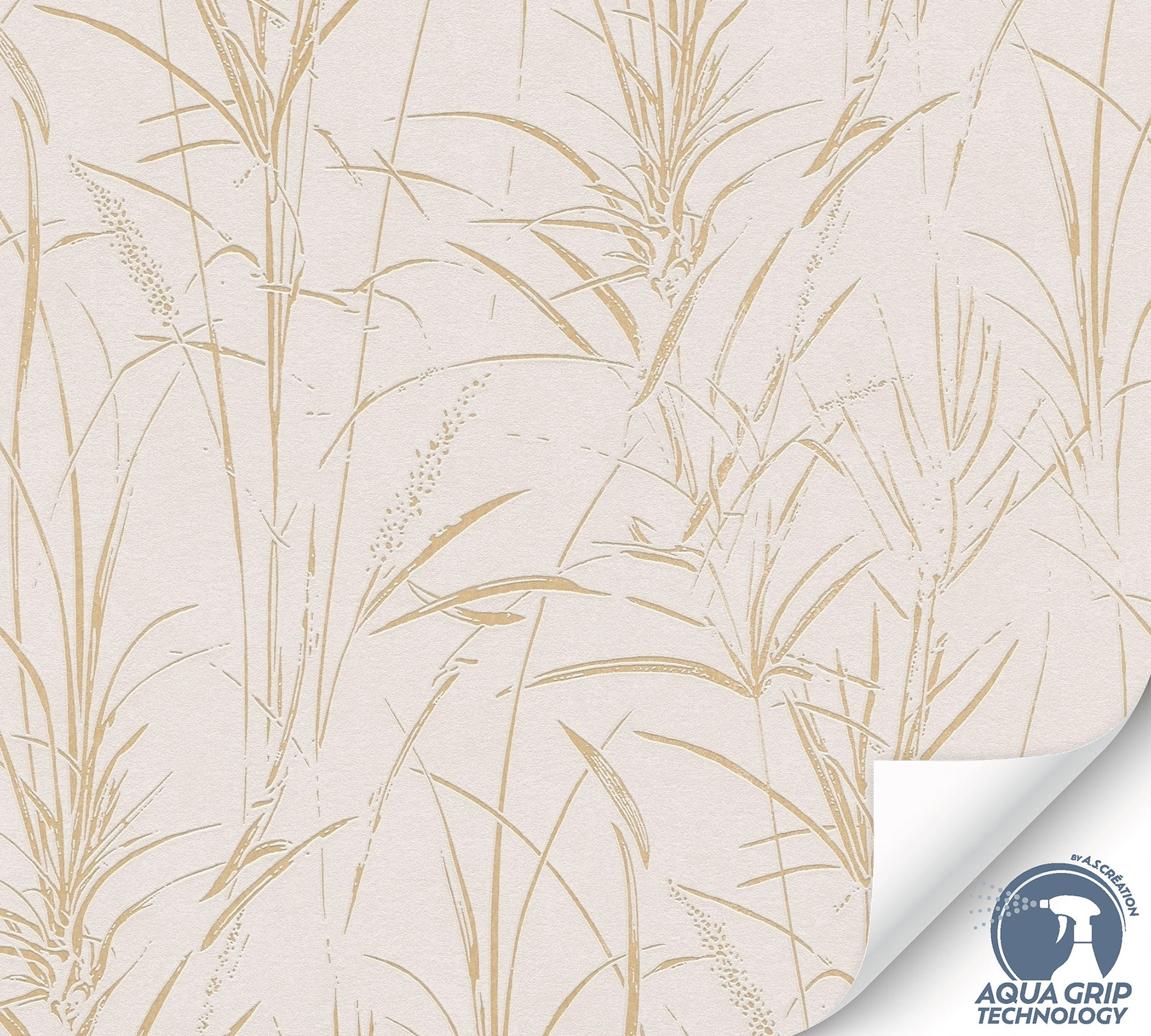 AS Vliestapete Cosiness Designdrop 2 Floral Creme 792823