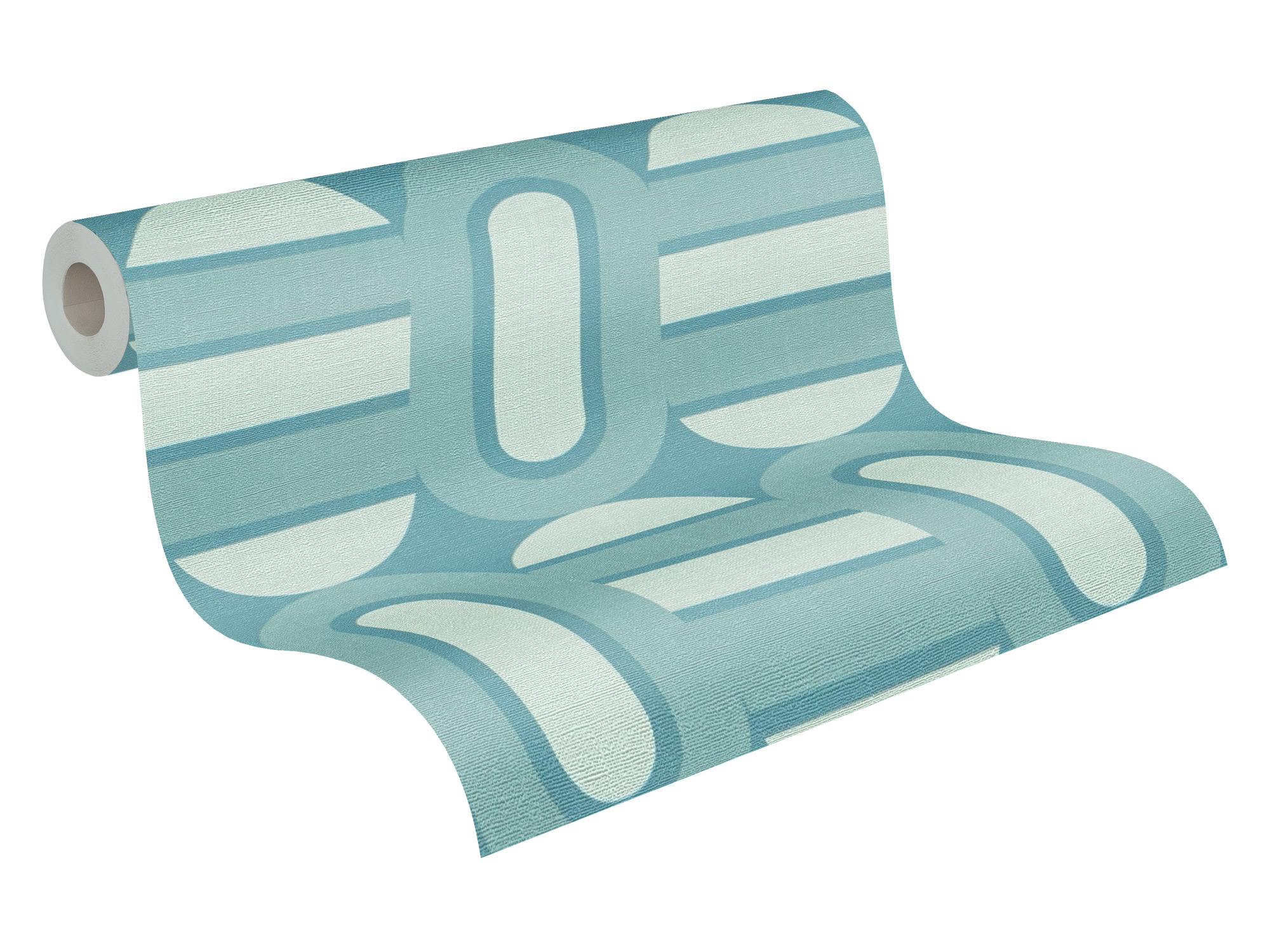 AS Creation Vliestapete Retro Chic Türkis 395364