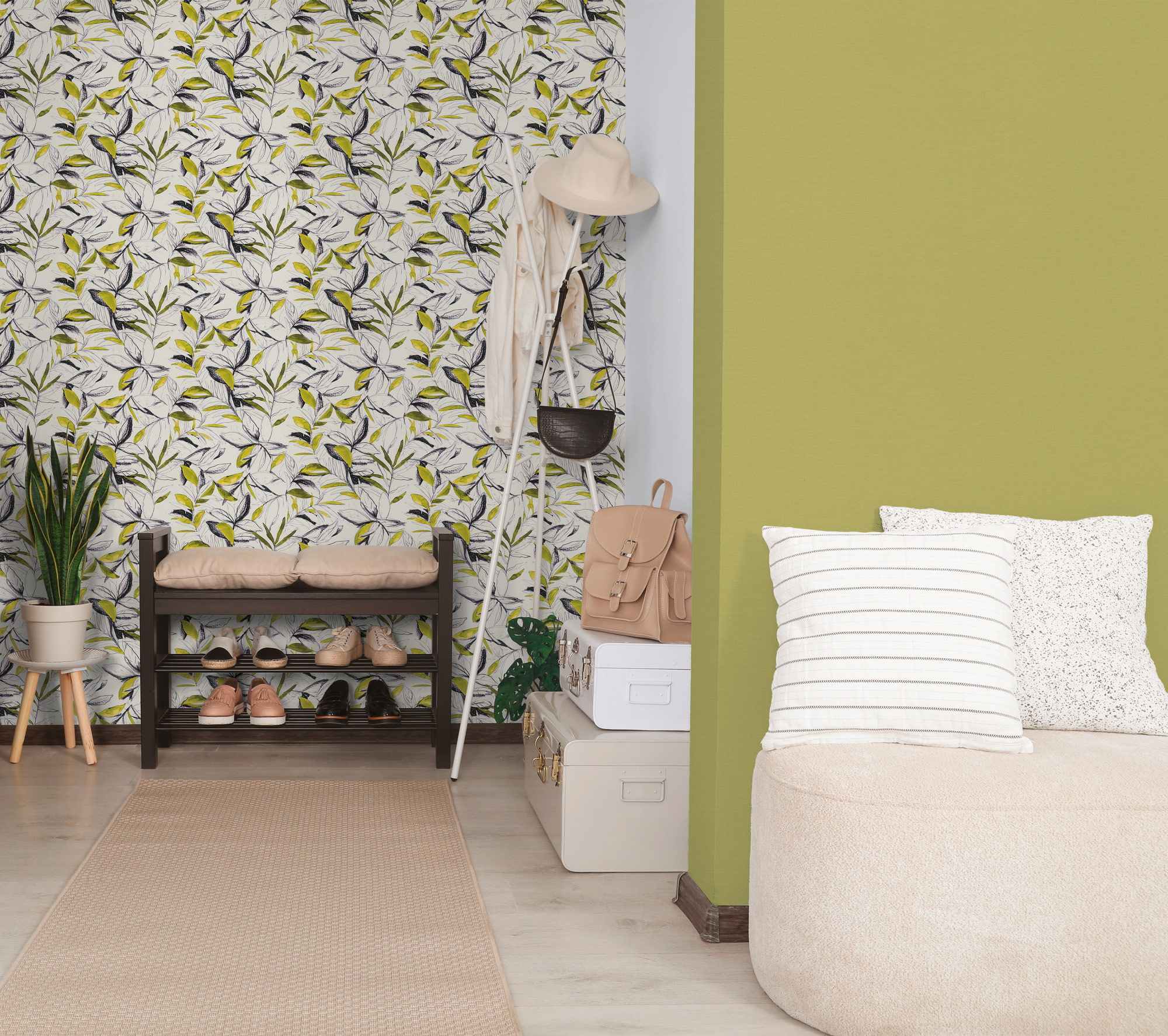 AS Vliestapete PintWalls 3 Floral Grün 791875