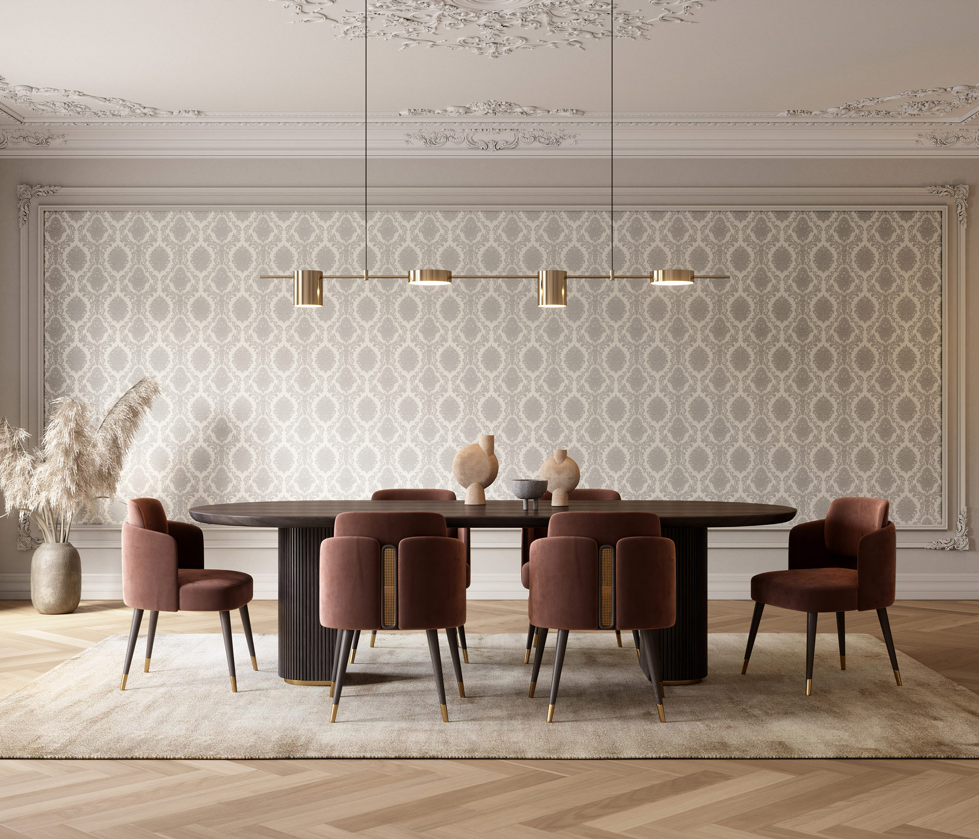 Erismann Vliestapete Versailles Barocktapete beige 1028837