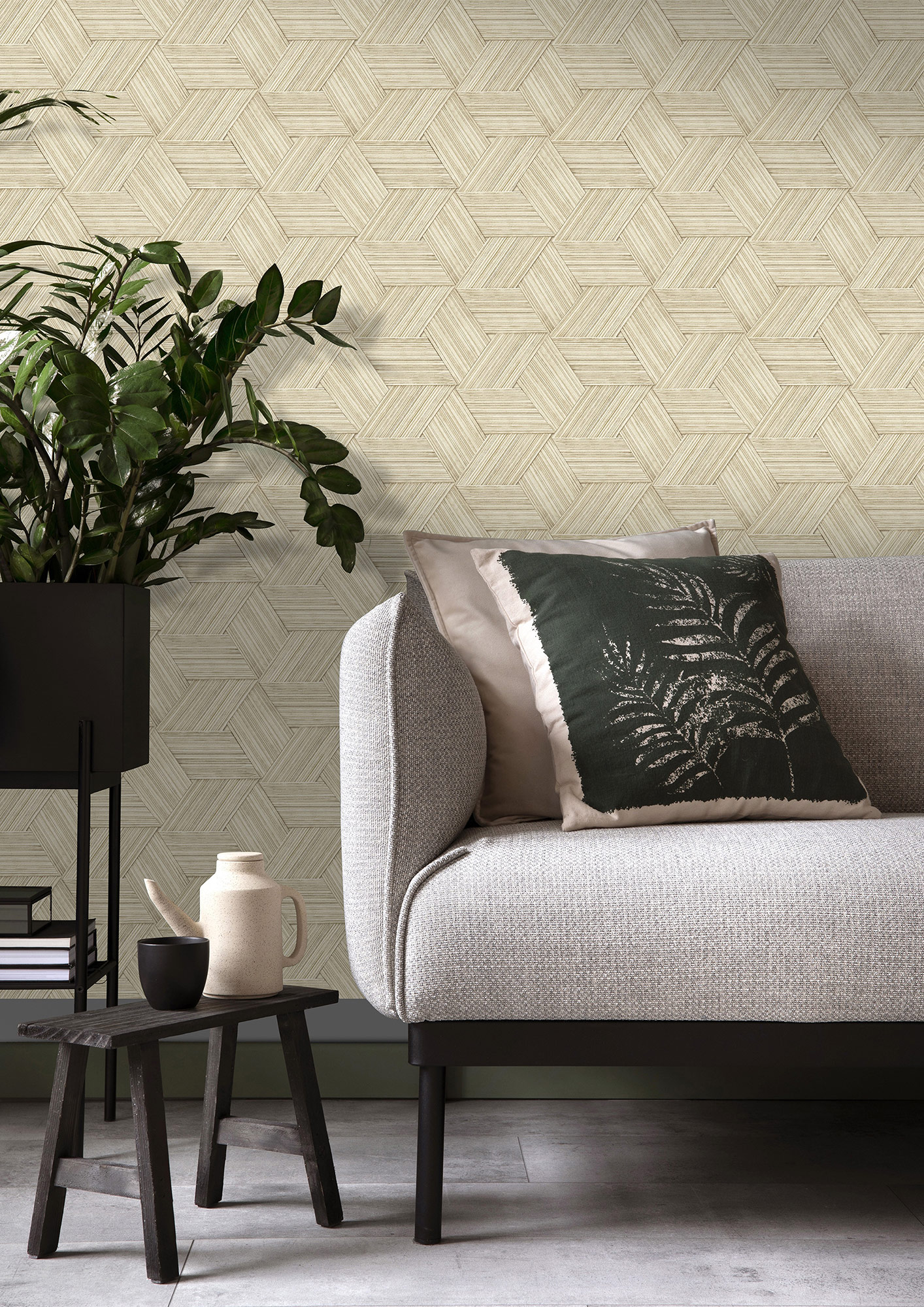 Rasch Vliestapete Symphony Beige-Dunkelbeige 865523