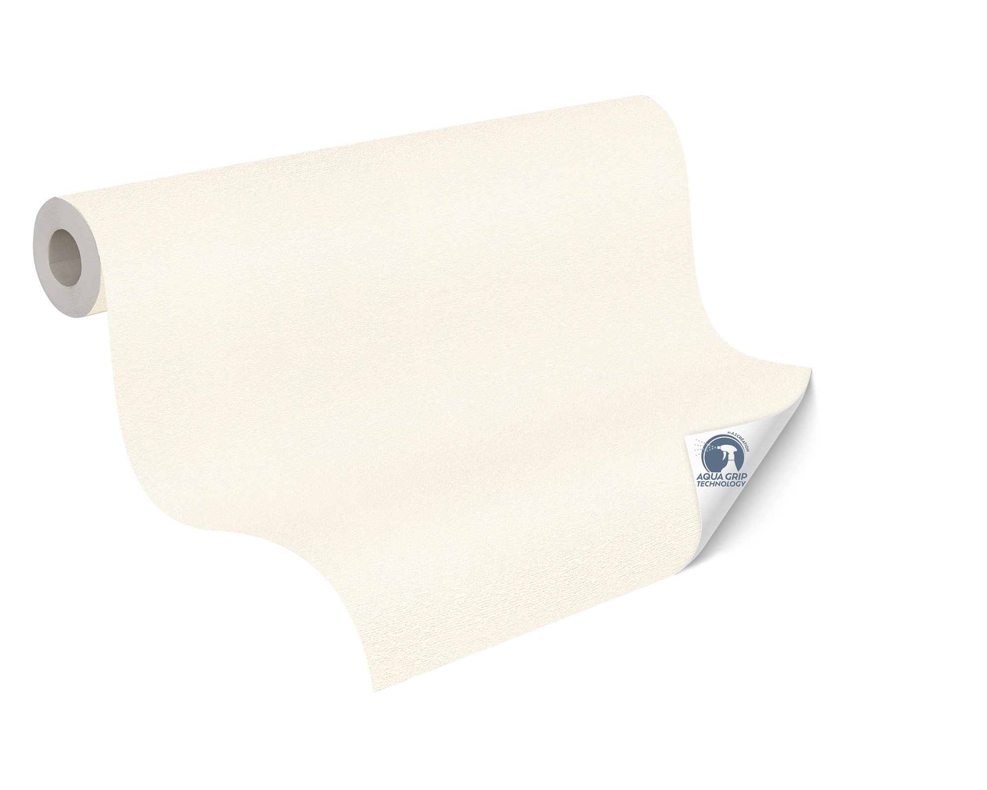 AS Vliestapete Cosiness Designdrop 2 Uni Creme 792844