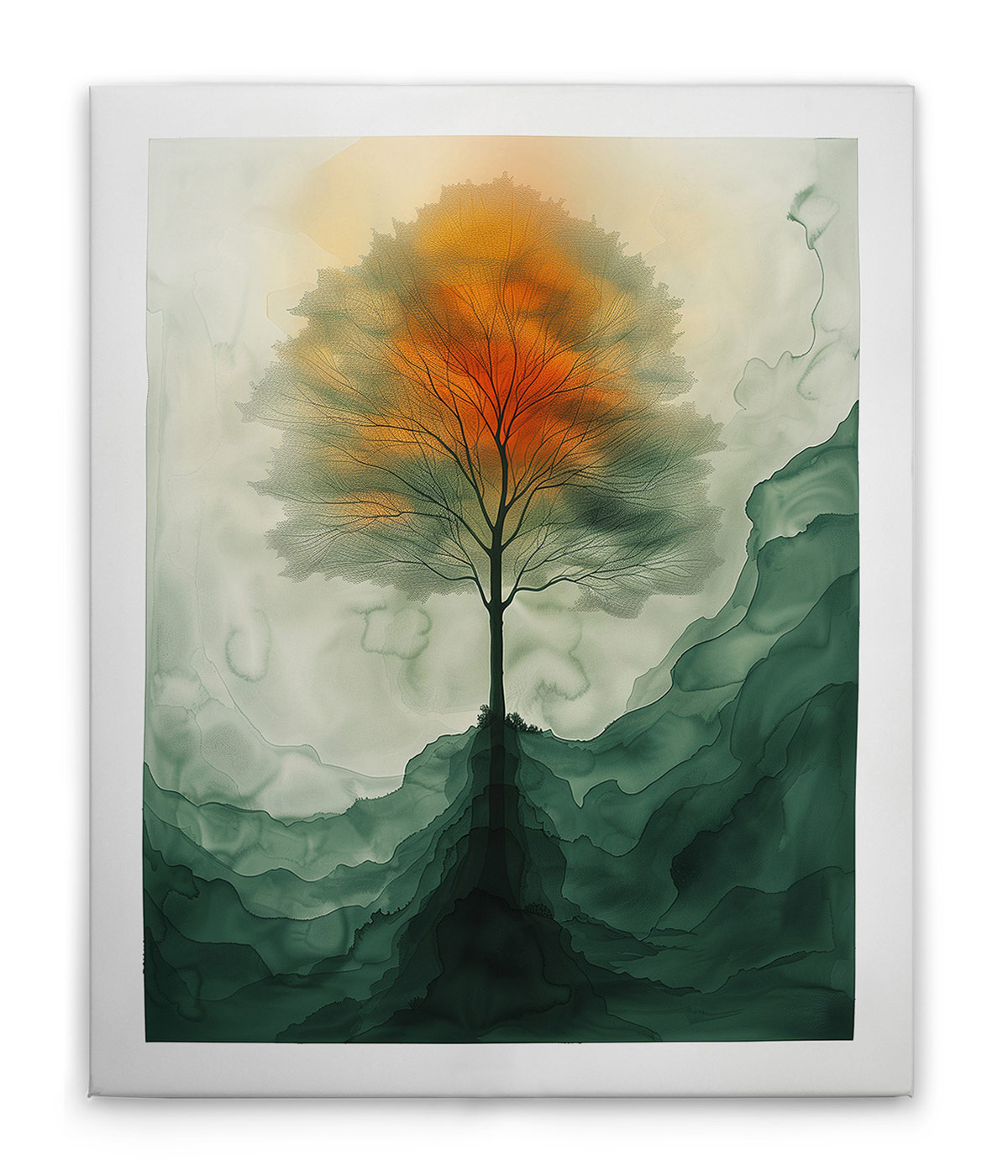 AS Leinwandbild Aquarell Tree DD133229 AS Leinwandbild Aquarell Tree DD133229
