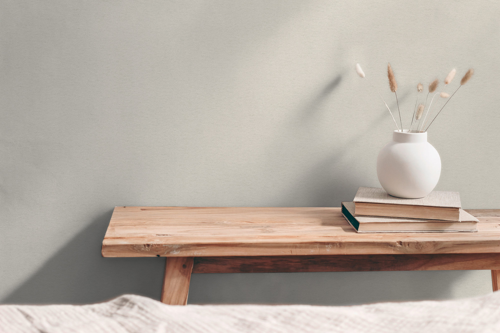 AS Vliestapete Hygge 3 Uni Weiß 790986