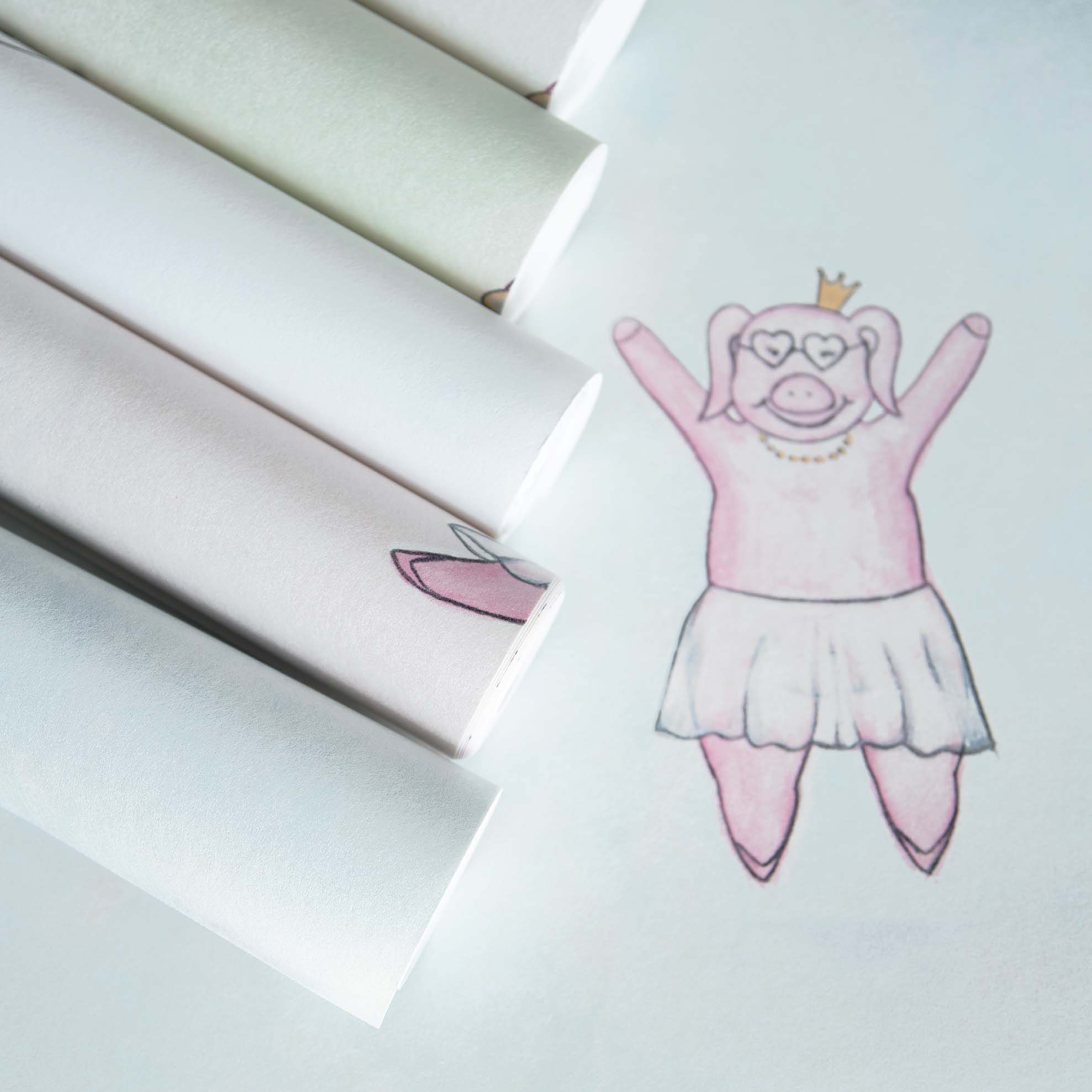 Hohenberger Vliestapete Happy Inner Child Happy Piggy 27569