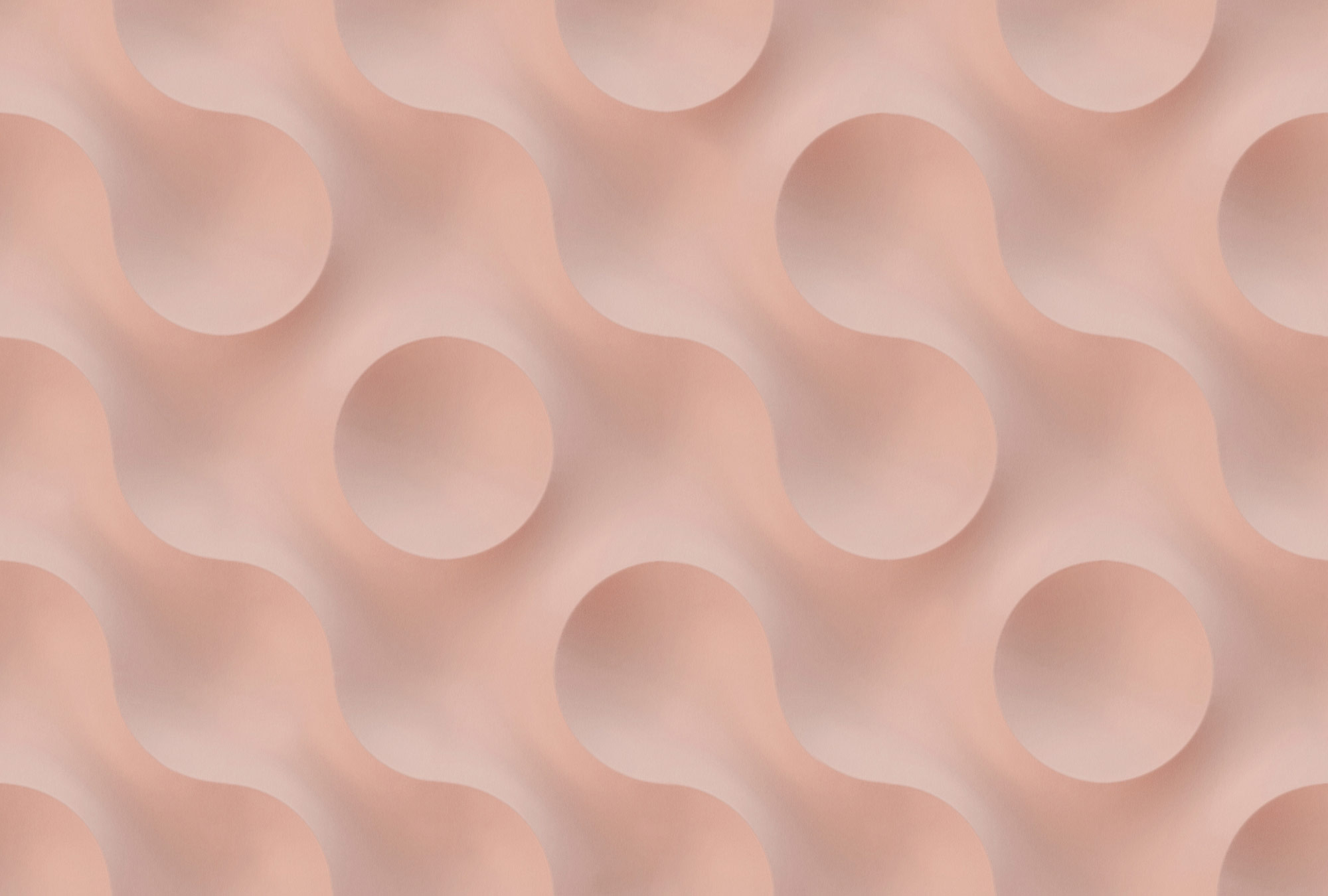 AS Fototapete Walls by Patel 5 Kreise Rosa DD135053