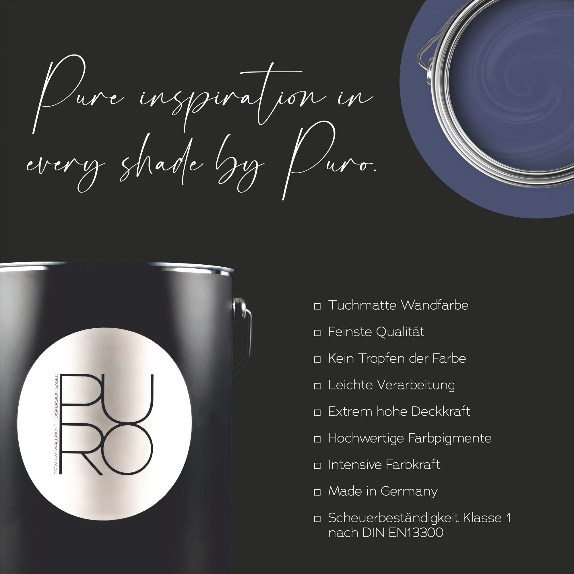 AS Premium Innenwandfarbe Puro c2005 simple mauve 1 L