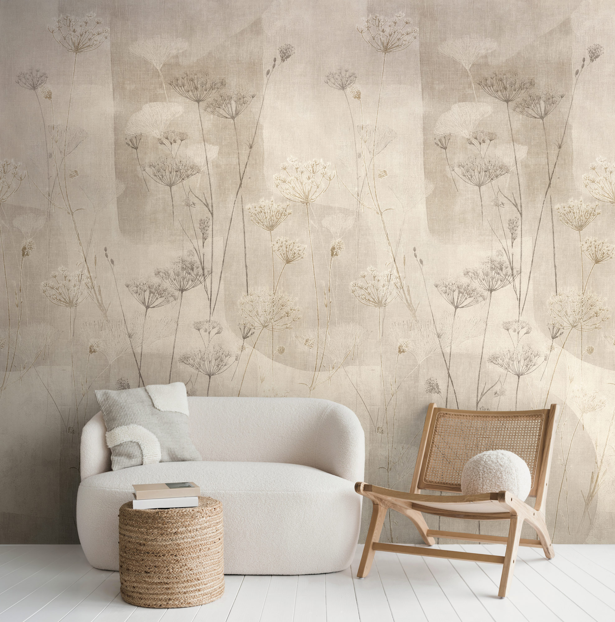 AS Fototapete The Wall 4 Grafik Beige 792264