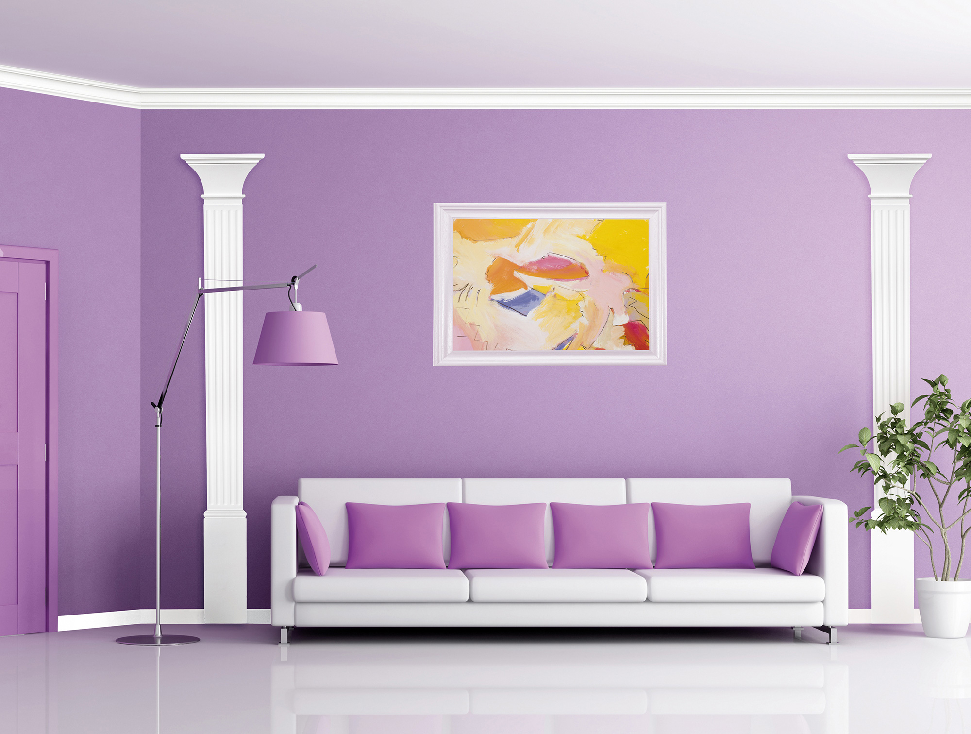 Homestar Stuckleiste Styropor Zierleiste  K 80 | weiss