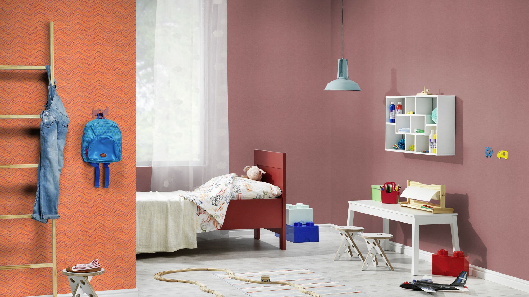 Rasch Vliestapete Barbara Home 3 Dreiecke Streifen 560978