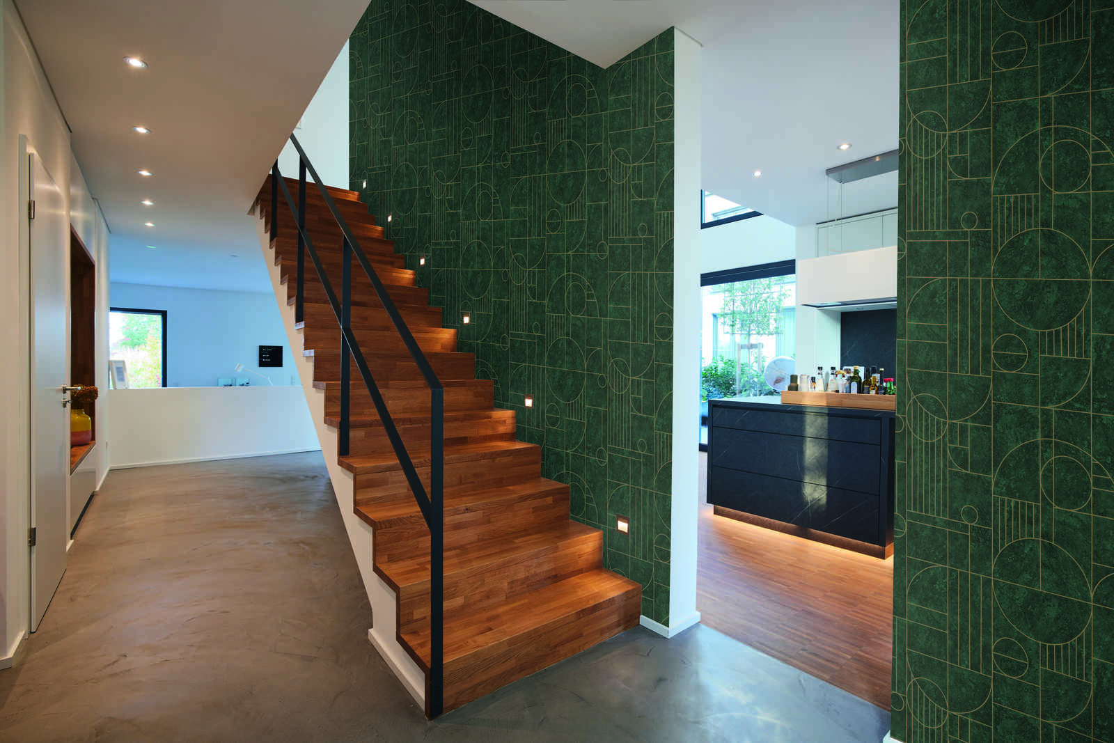 Livingwalls Vliestapete My Home My Spa Geometrisch 386993