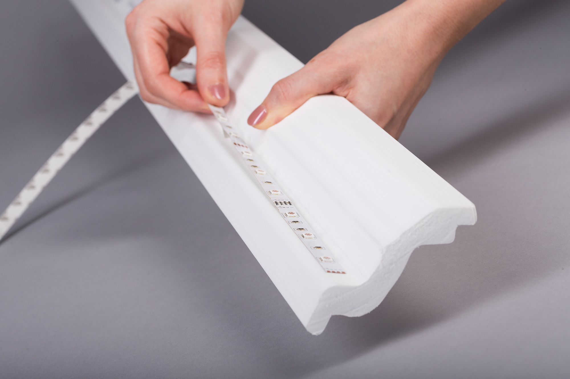 Homestar Stuckleiste Styropor Zierleiste M 100 | weiss