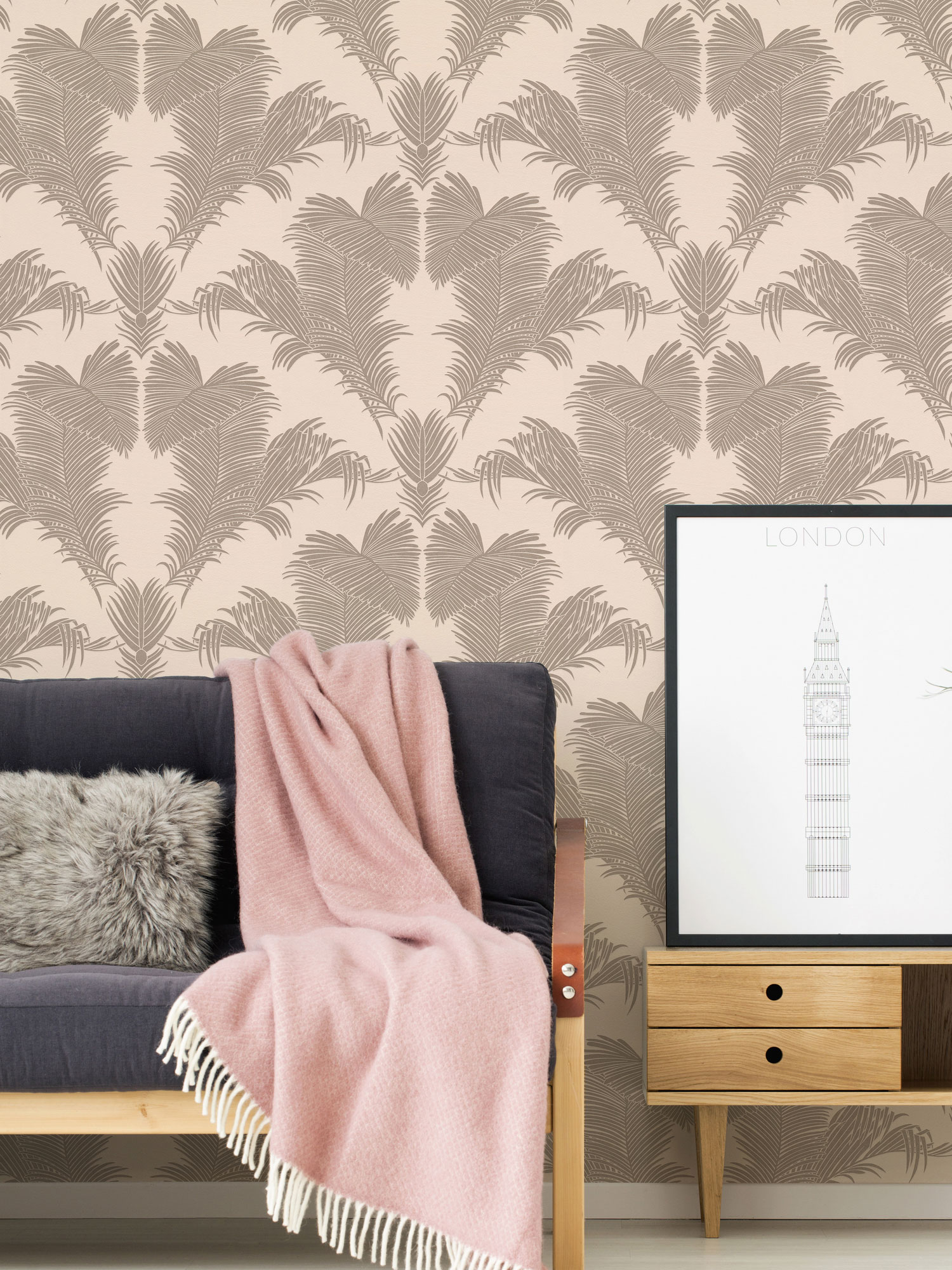 AS Vliestapete Trendwall 2 Blumentapete beige/creme 379591