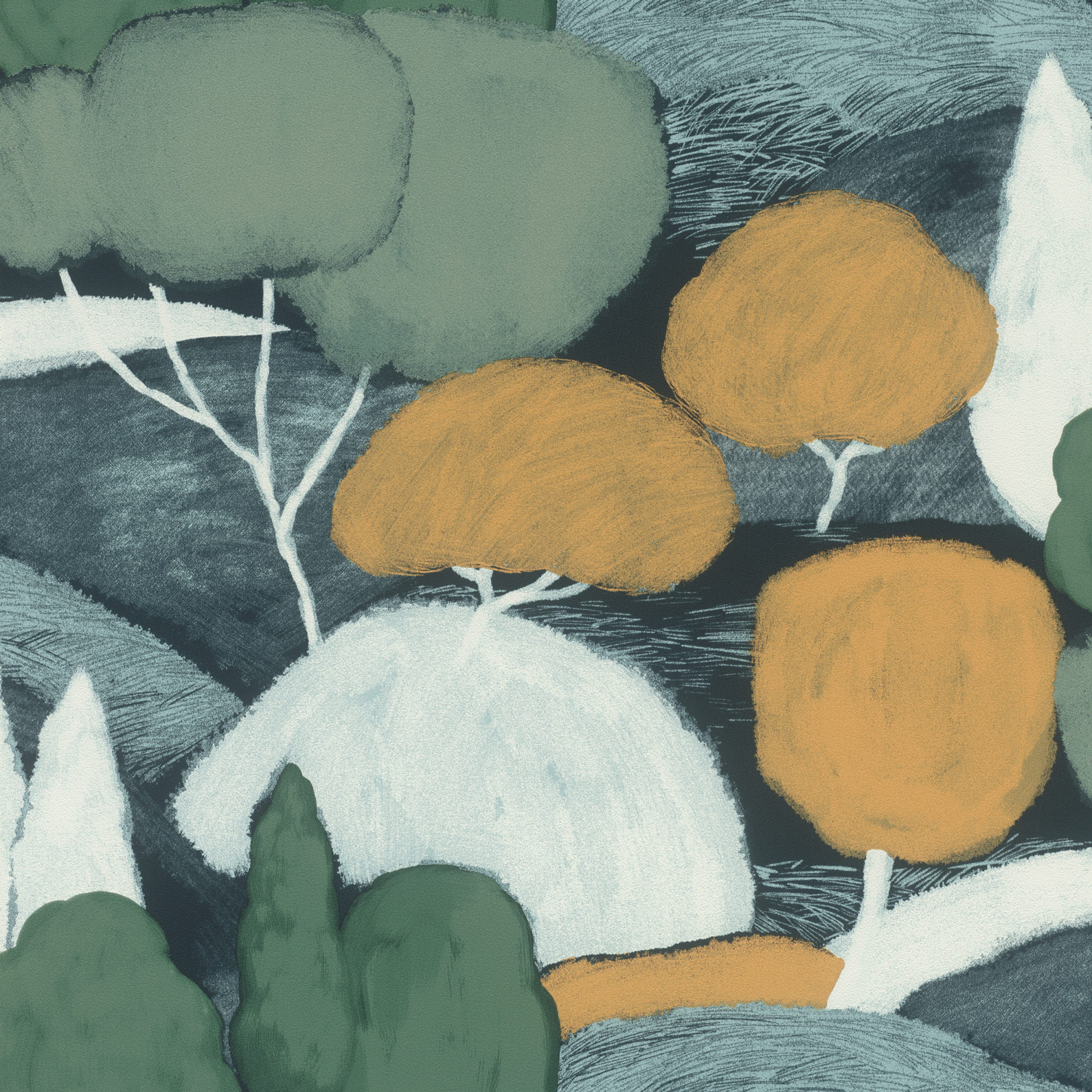 Rasch Vliestapete Allegretto Grün-Moosgrün 580105