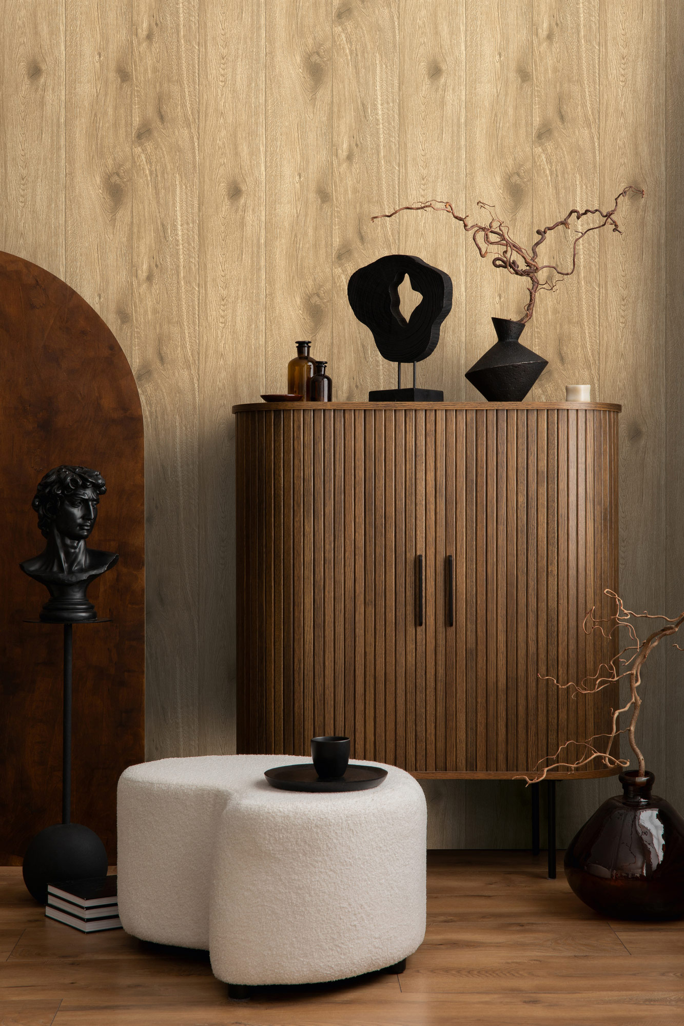 AS Vliestapete Elements 2 Holzoptik Braun 300434