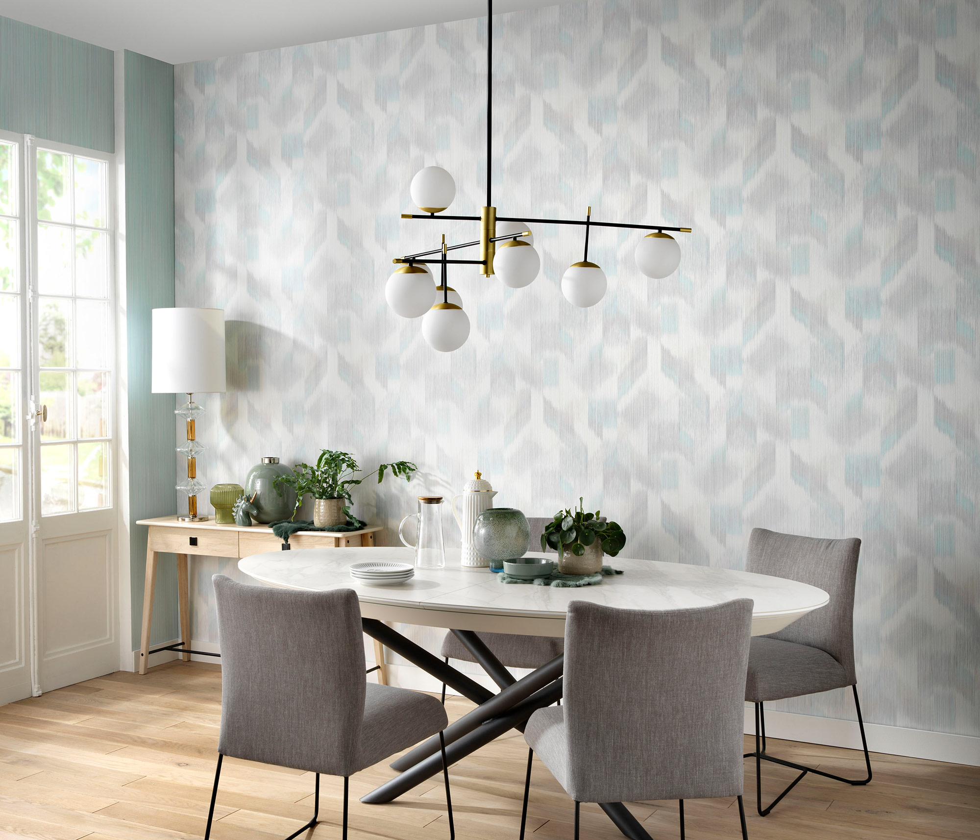 Erismann Vliestapete Charisma türkis 1024818