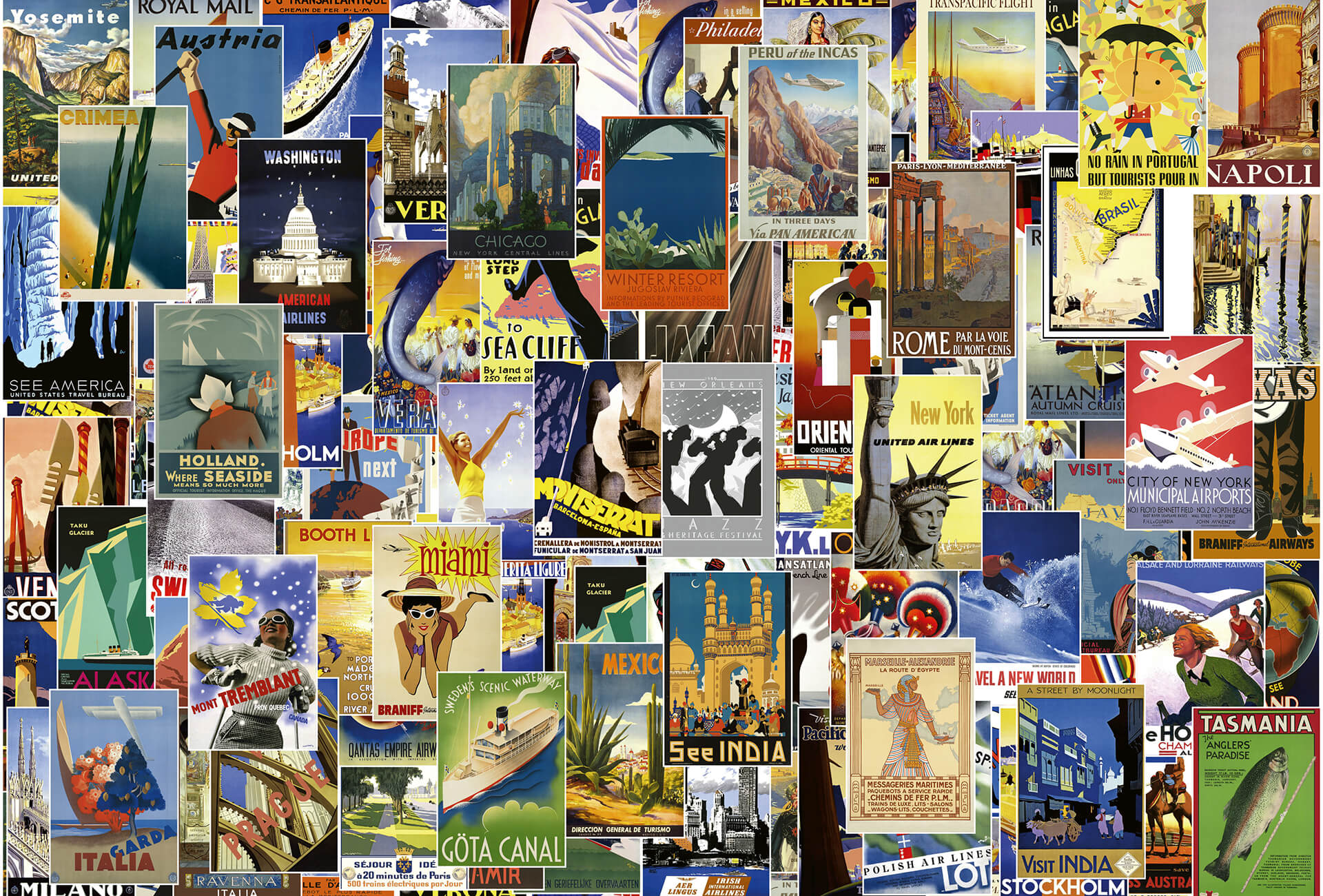 AS Fototapete Designwalls 2.0 Vintage Travel Poster DD118888