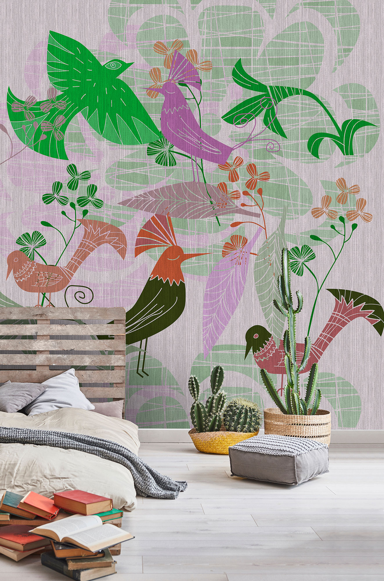 AS Fototapete Walls by Patel 3 Vögel DD122448