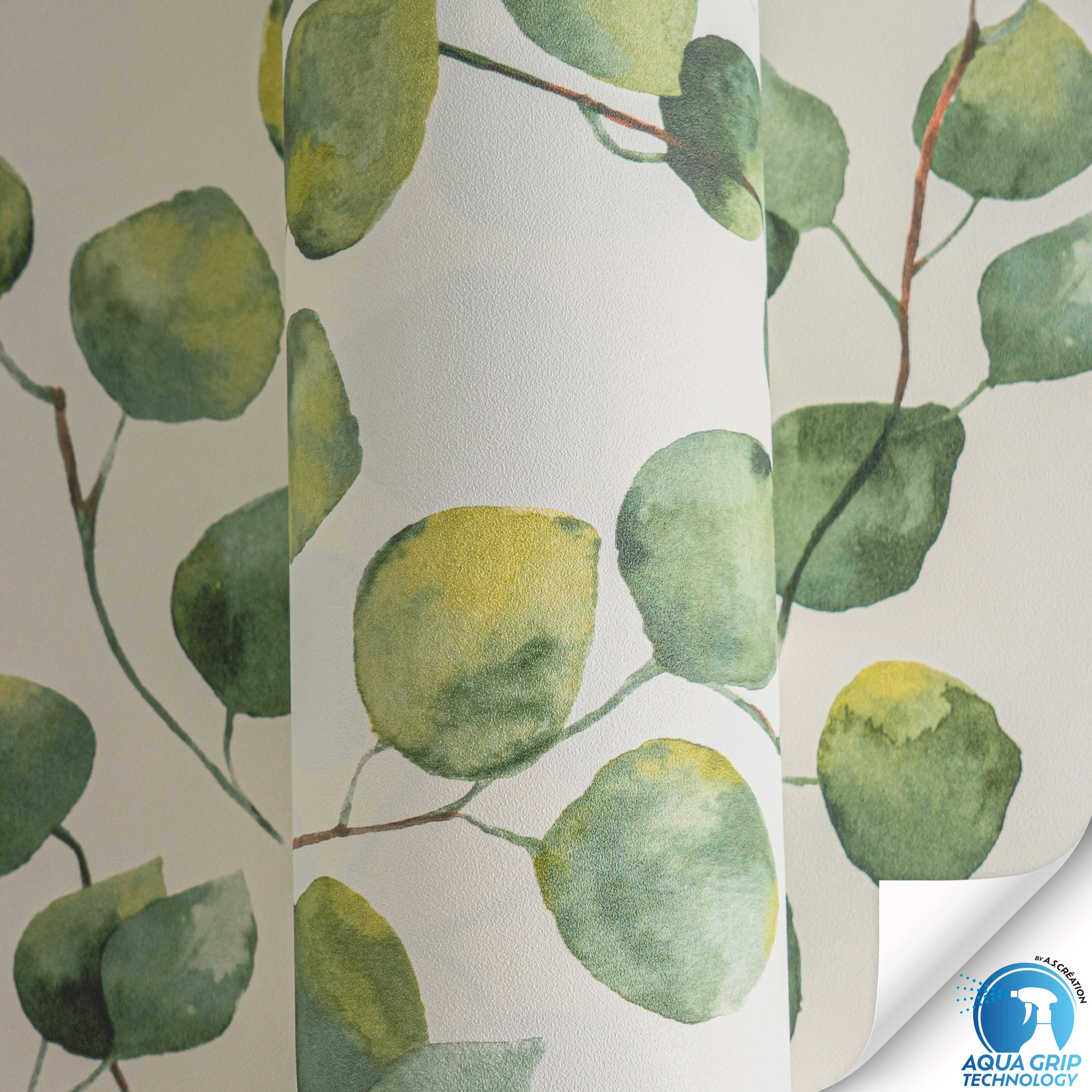 AS Vliestapete WOW Designdrop Florale Tapete Weiß 784541