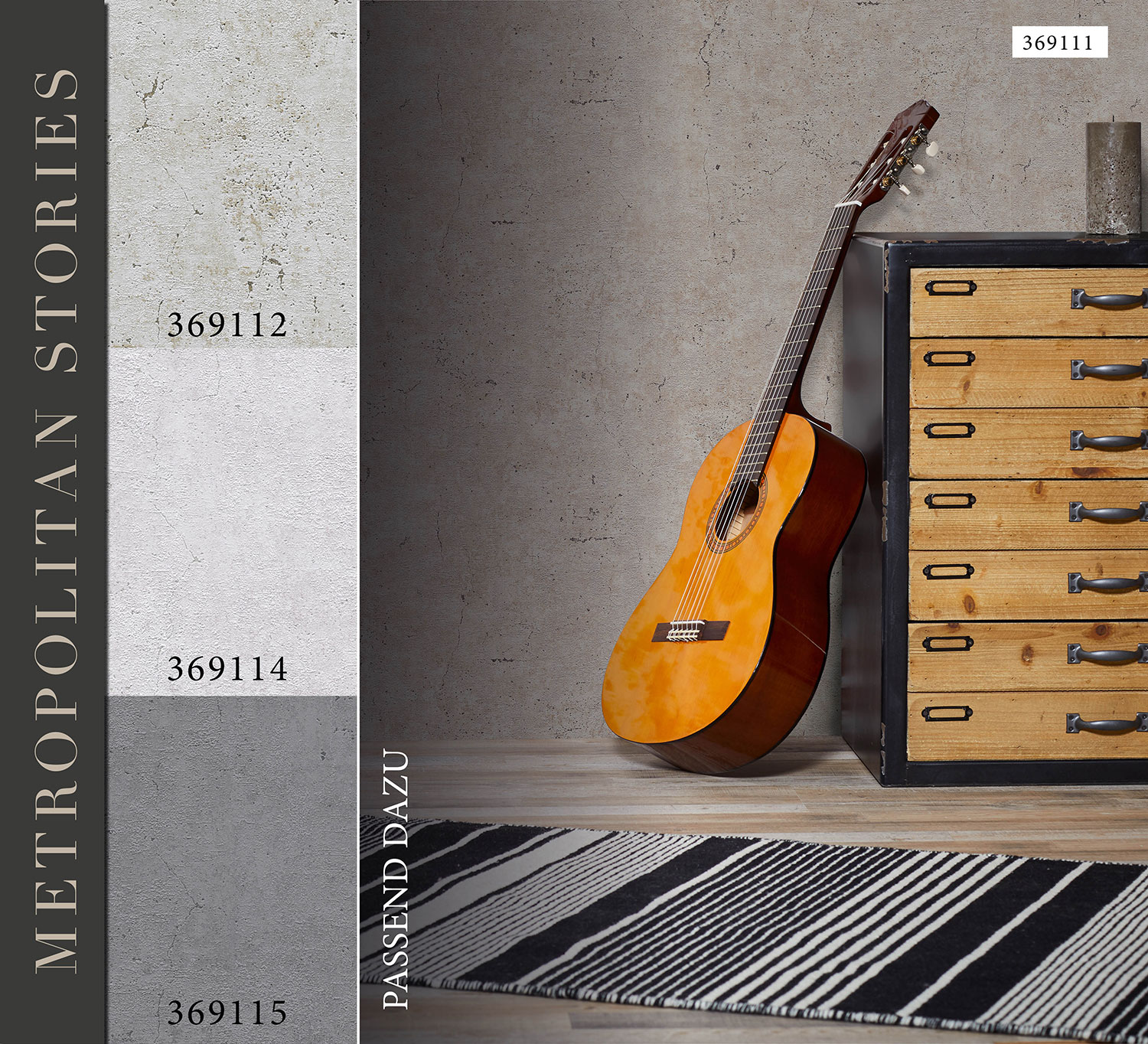 AS Vliestapete Metropolitan Stories Betonoptik 369111