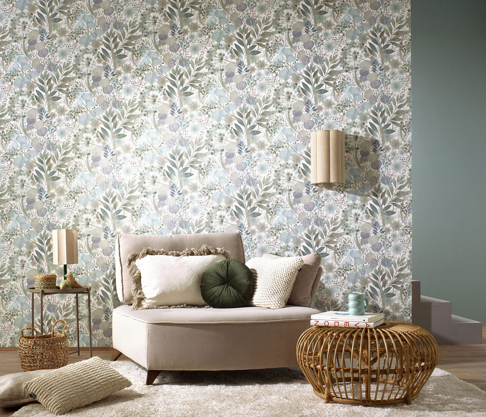 Erismann Vliestapete Secret Garden Blättermotiv 1050624