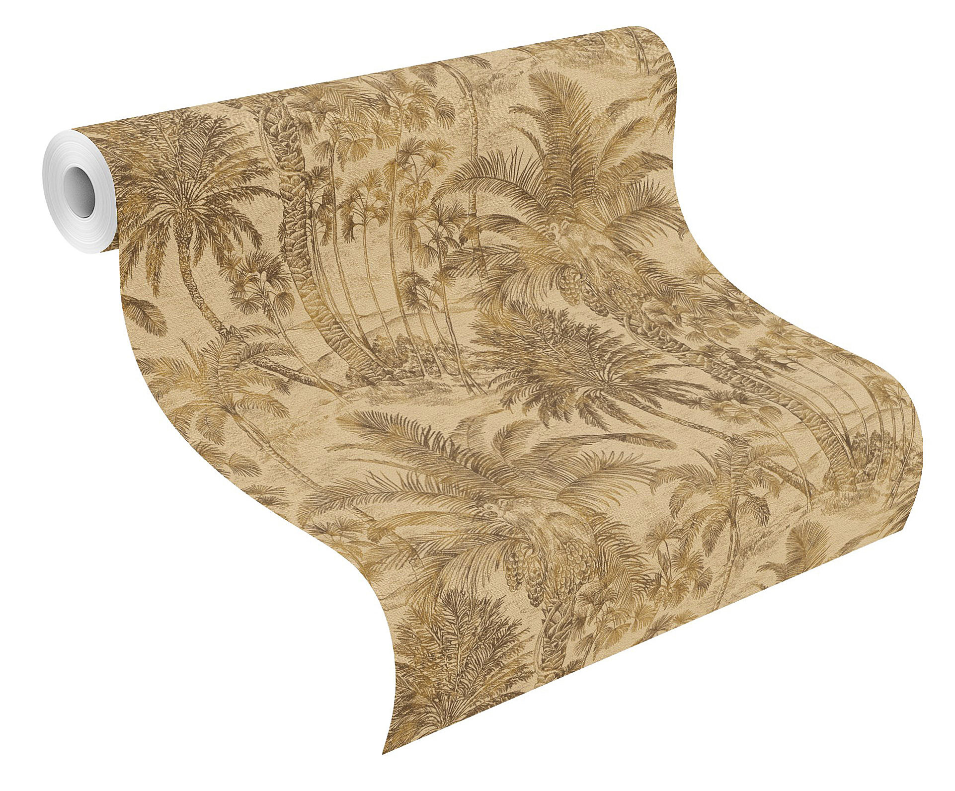 Rasch Vliestapete Denzo 2 Affen Palmen 832532