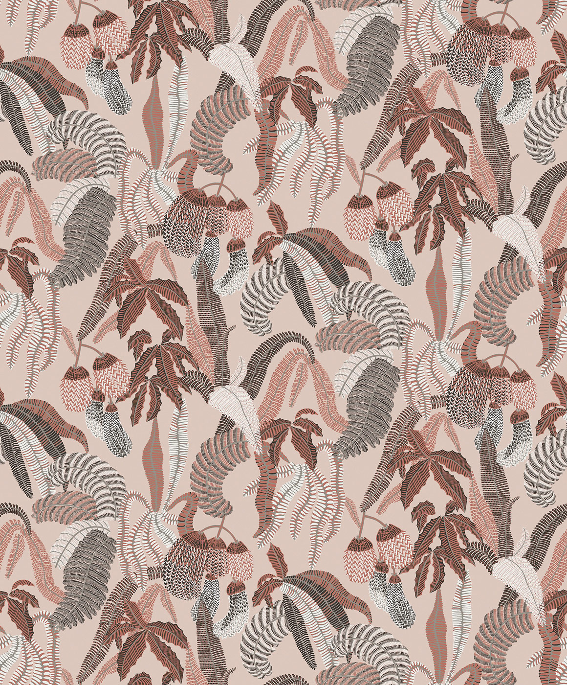 Masureel Vliestapete Romance Ninfa Cinnamon ROM004