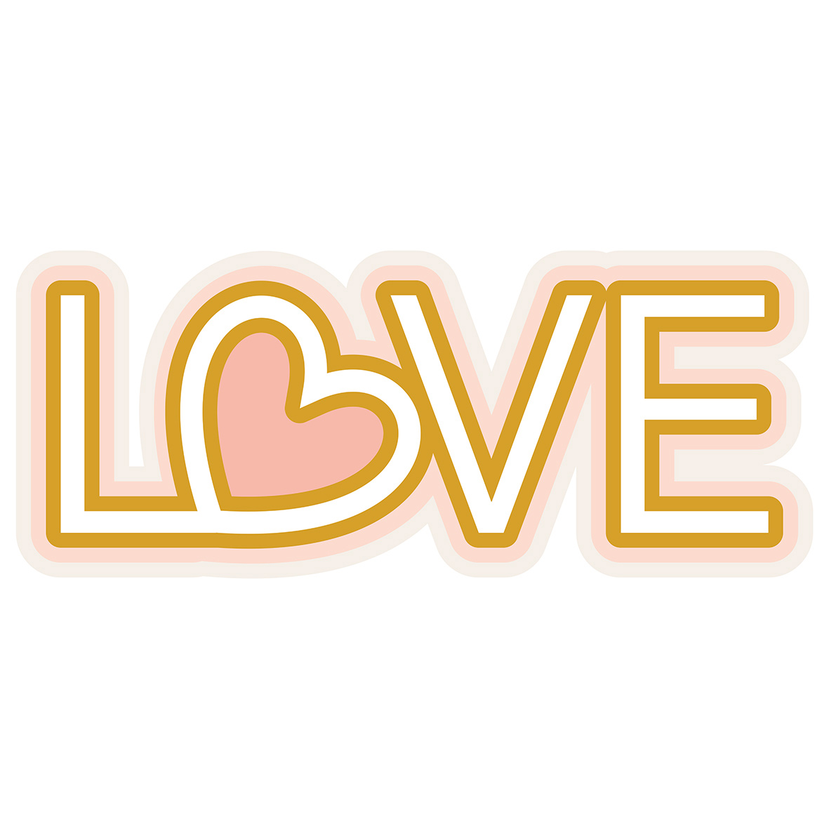 Thomas Fototapete Platin Formen  rosa Love Thomas Fototapete Platin Formen  rosa Love