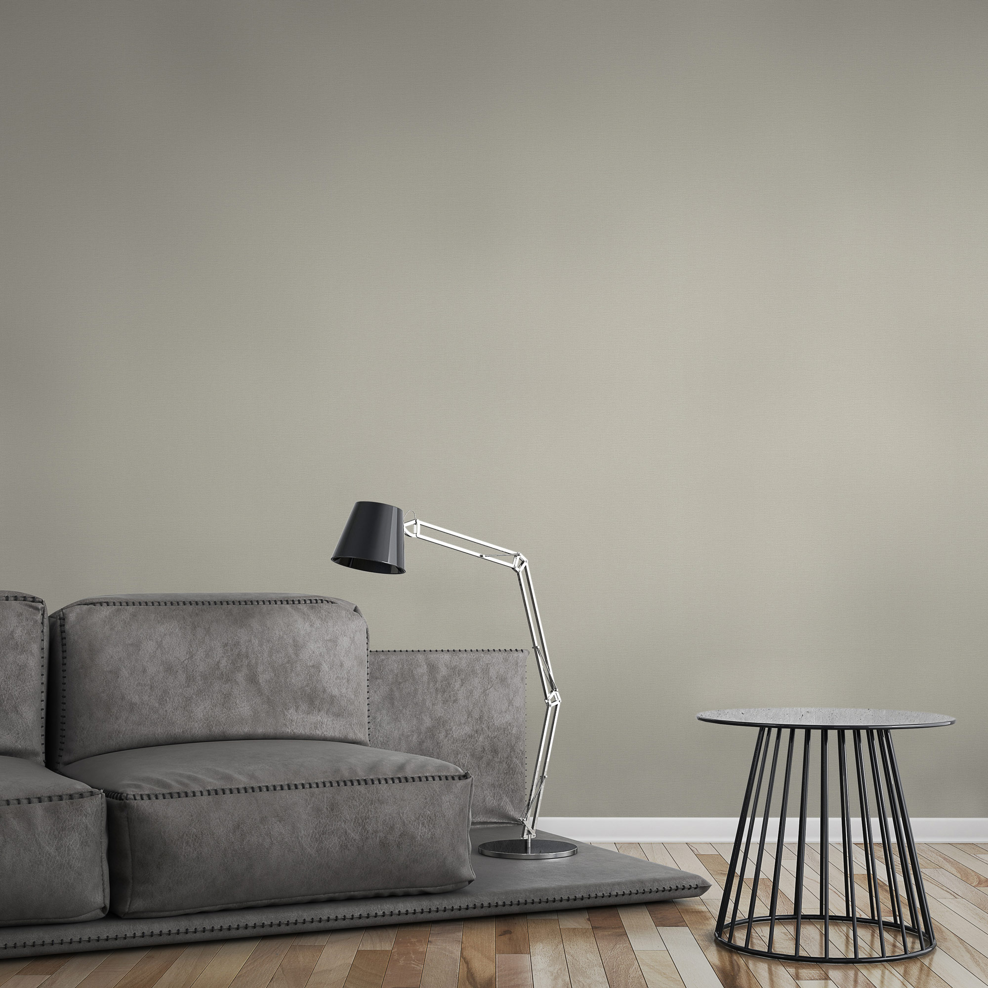 AS Vliestapete Attractive Unitapete Grau 367134