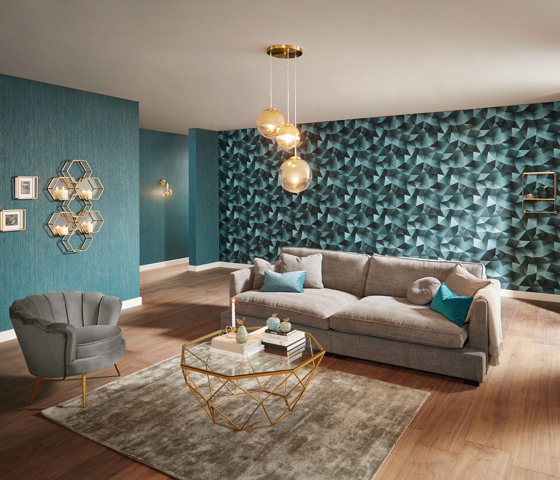 Erismann Vliestapete GMK Fashion for Walls 3 türkis 1021619