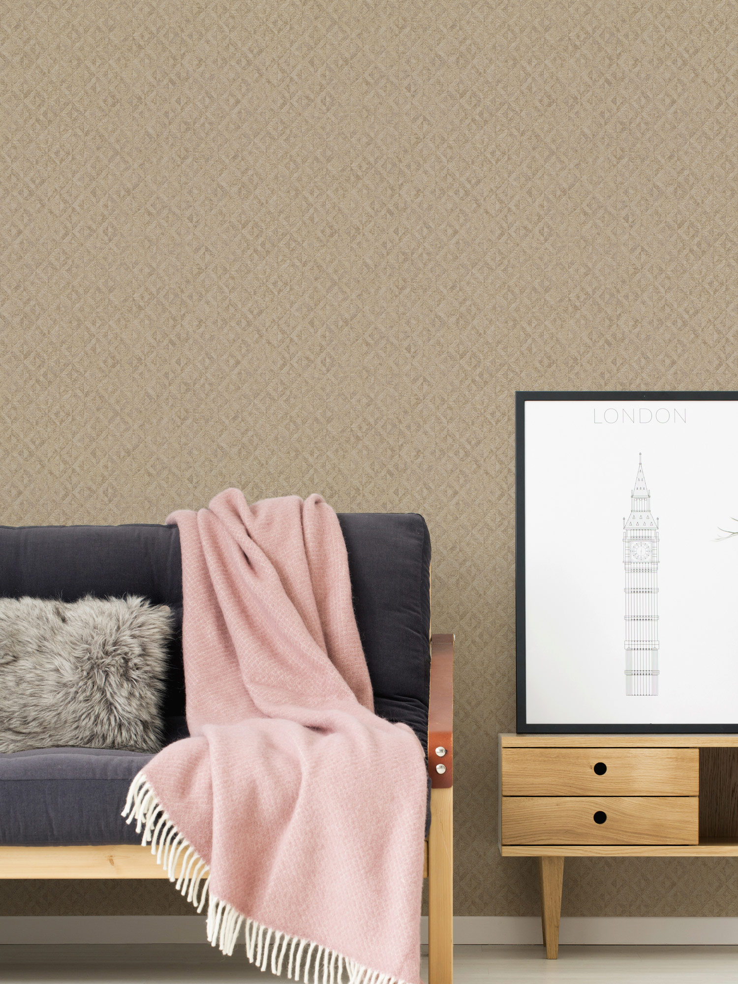 AS Vliestapete Jade 2 Beige Grafiktapete 395051