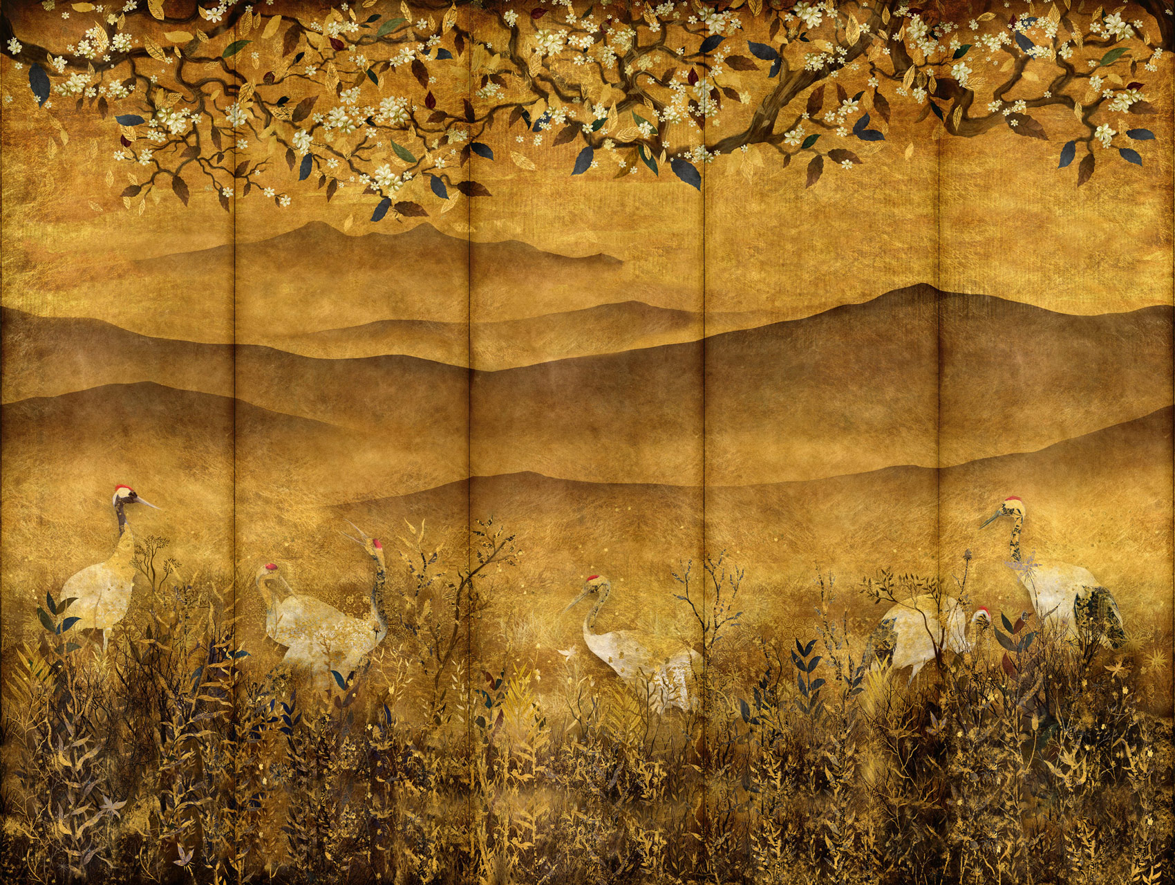 AS Fototapete The Wall 4 Natur Braun 396151