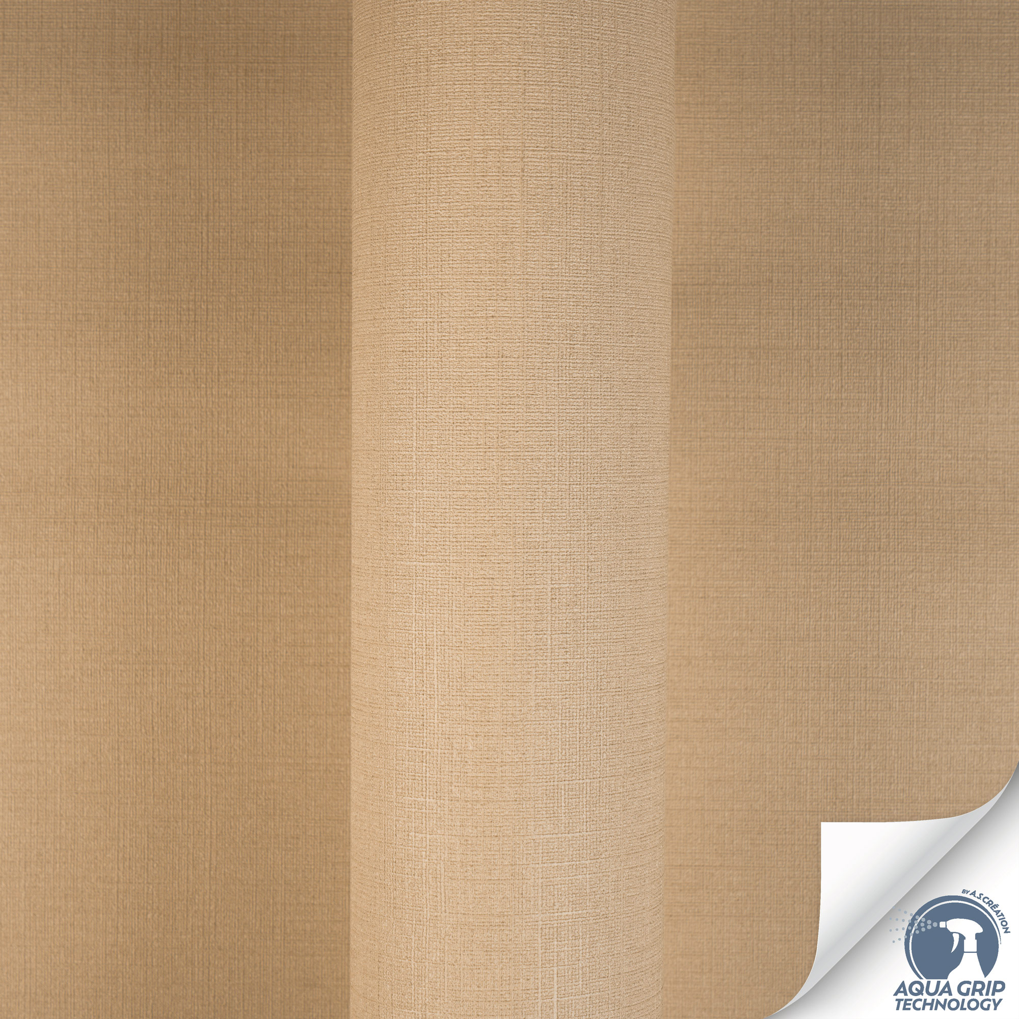 AS Vliestapete Cosiness Designdrop 2 Uni Beige 785754