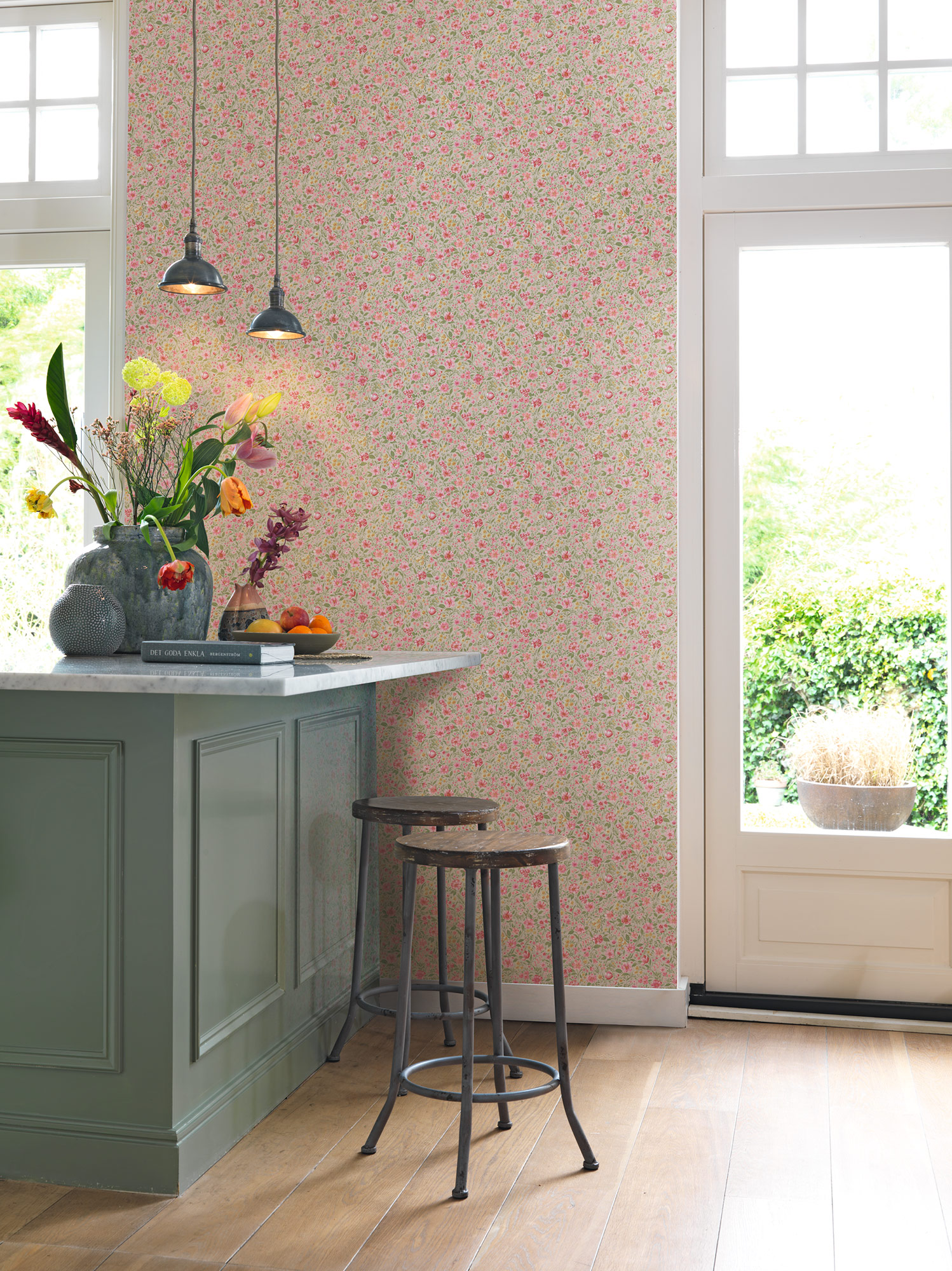 Rasch Textil Vliestapete Petite Fleur 5 Blumen 288413