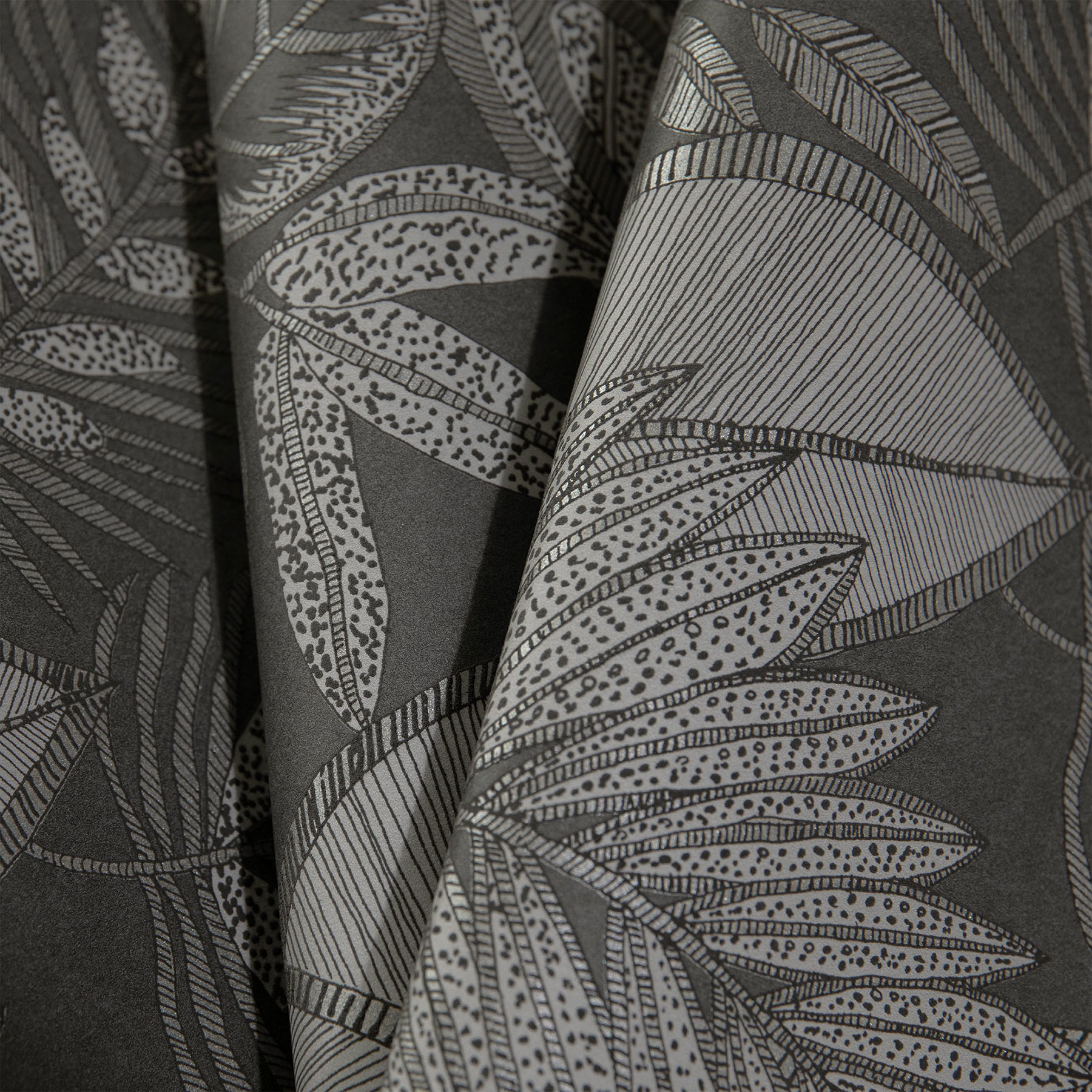 Hohenberger Vliestapete Tesoro Pianta Grigio 65581