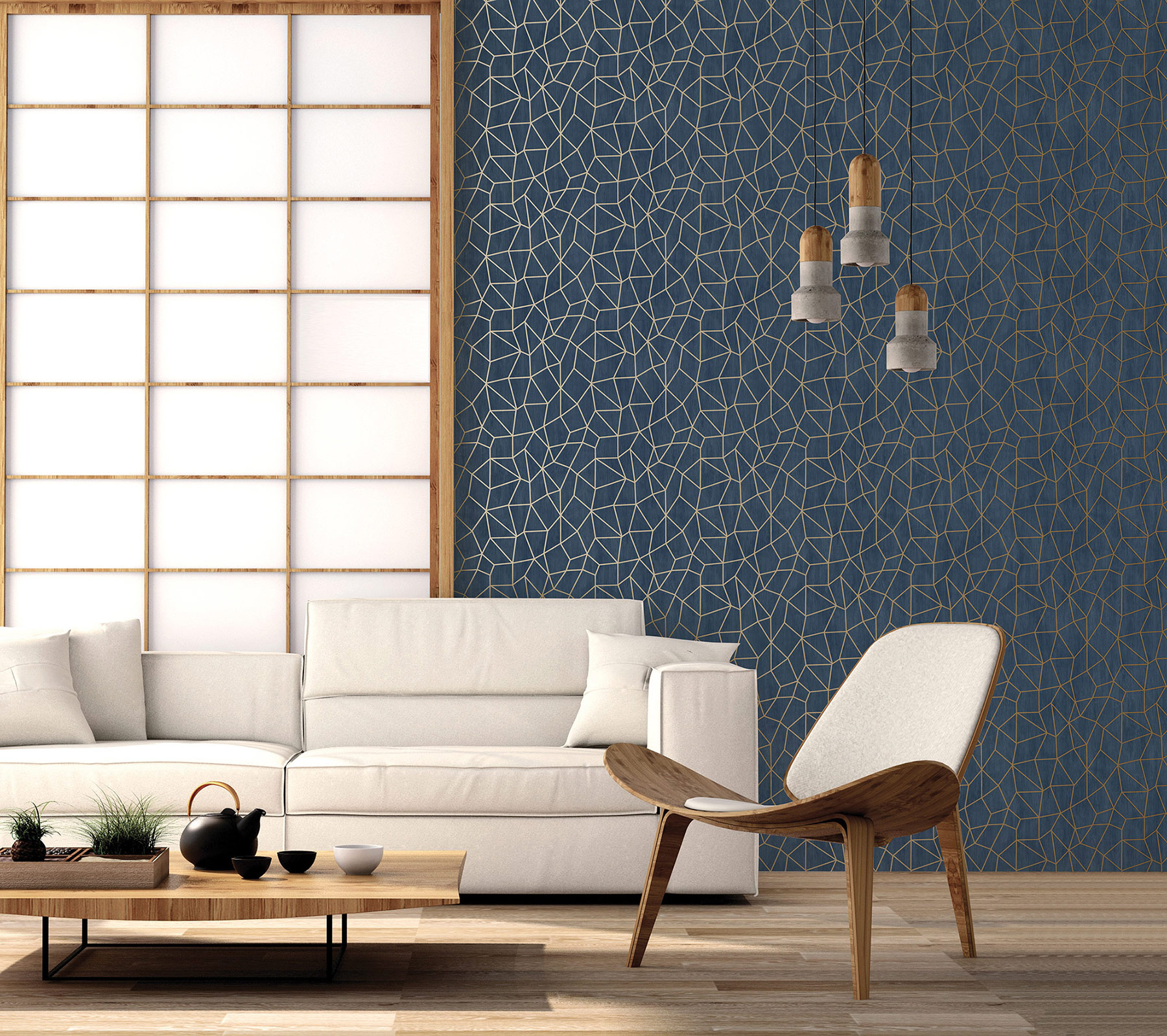 Essener Vliestapete Special FX 2 blau G68082