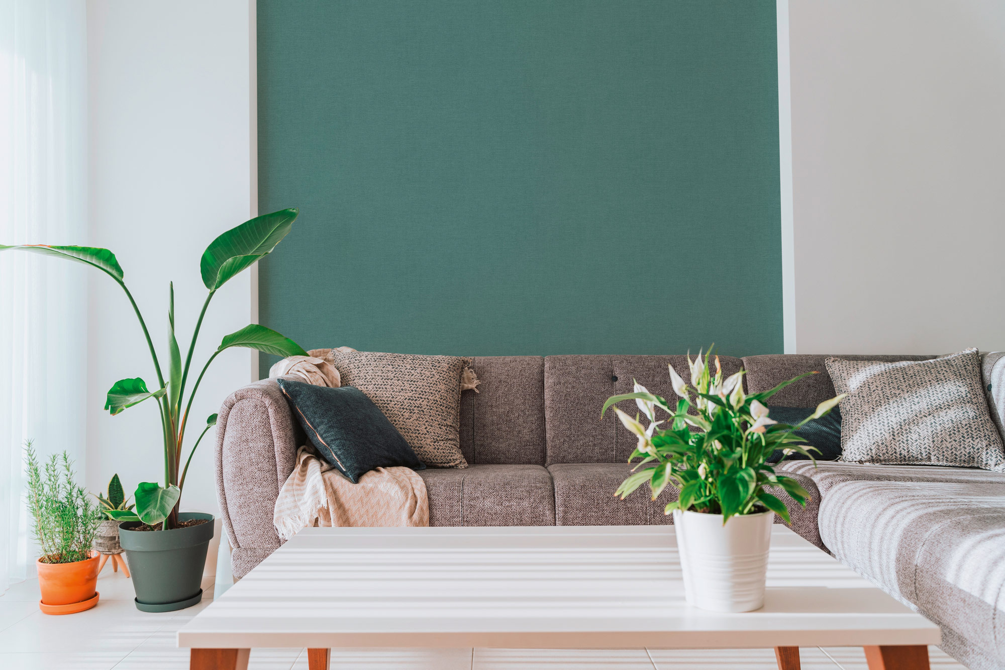 AS Vliestapete PintWalls 3 Unitapete Grün 791661